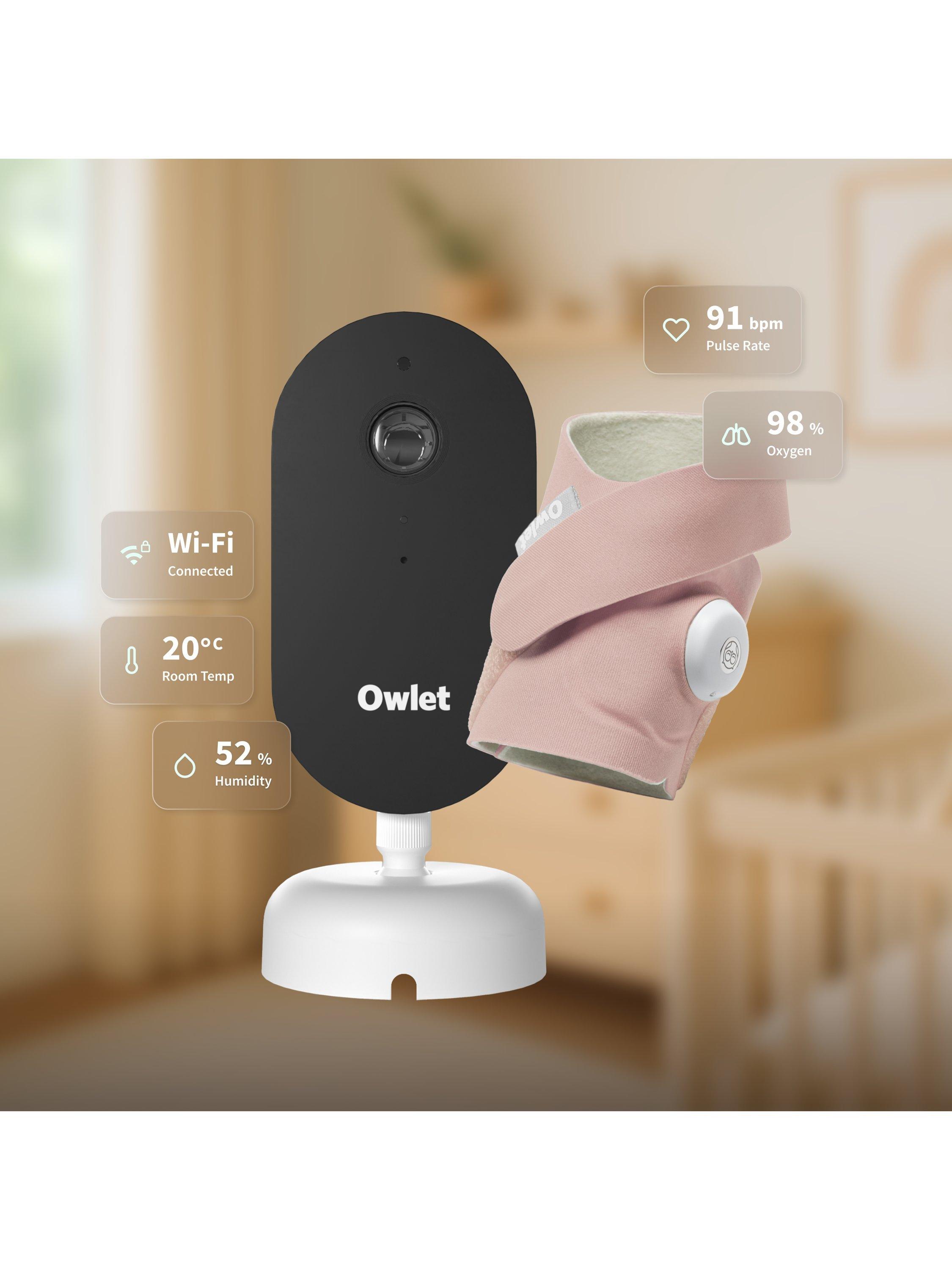 Dream Duo Sock & Dream Sight Baby Monitor, Rose