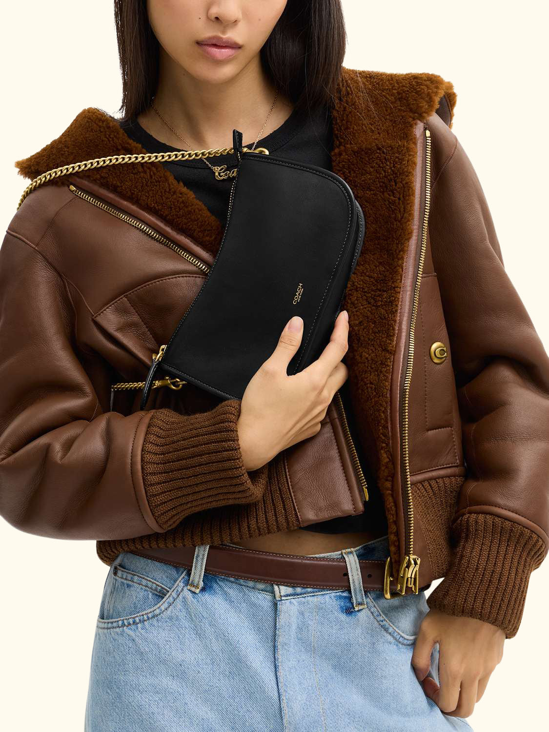 Waverly Leather Shoulder Bag
