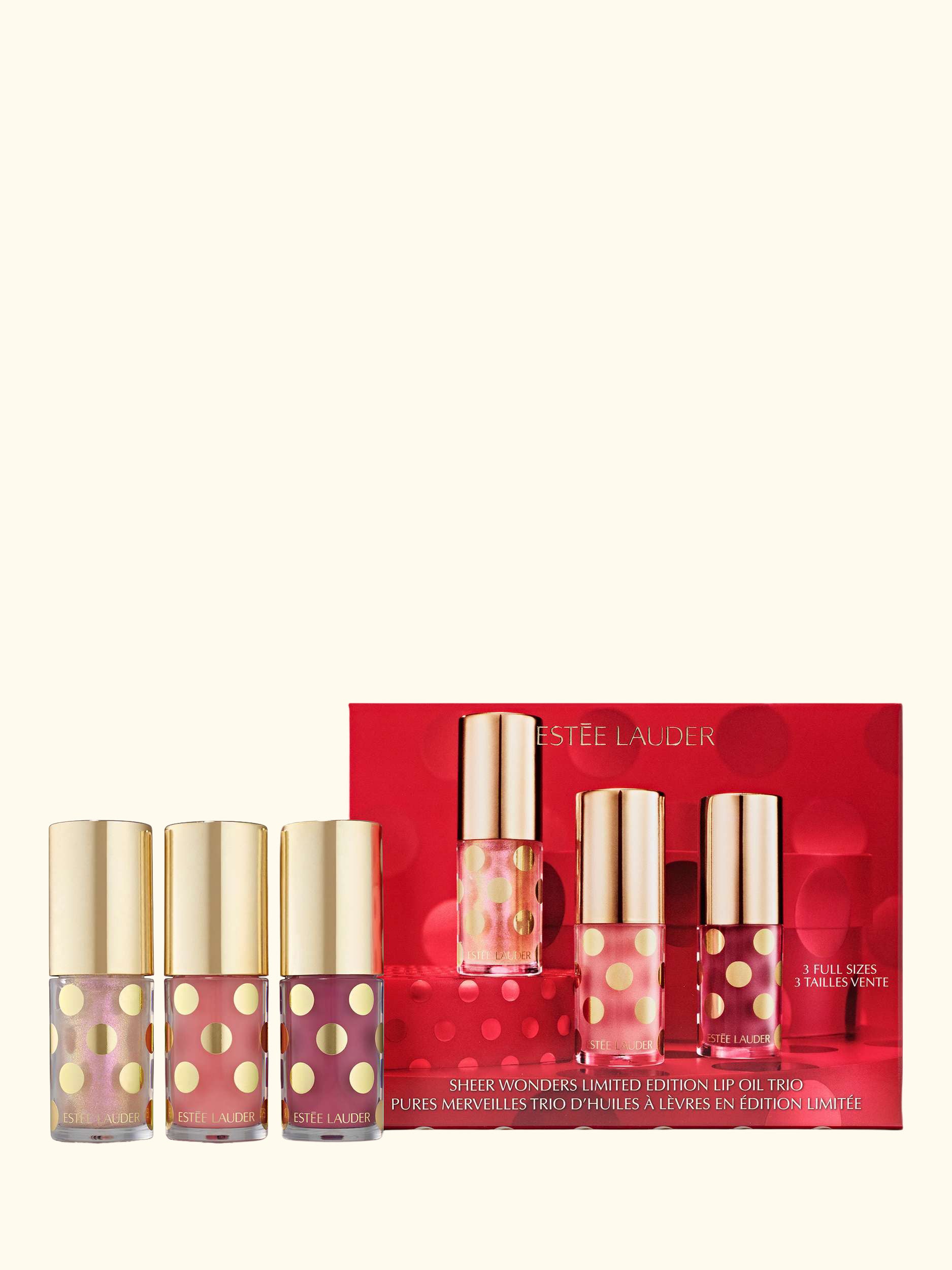Sheer Wonders Liited Edition Lip Oil Trio Makeup Gift Set