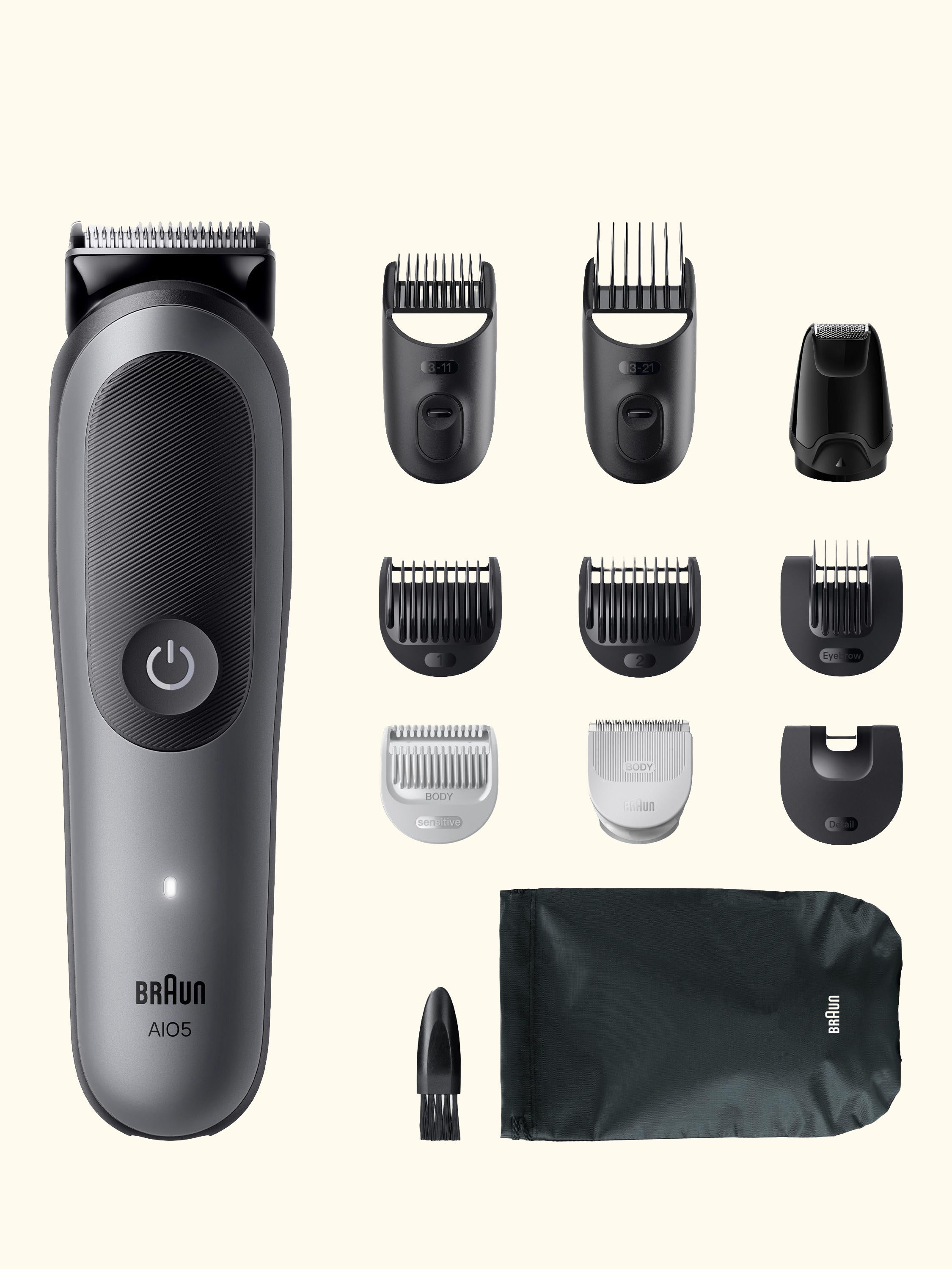 AIO Series 5 11-in-1 Grooming Tool Kit, Black