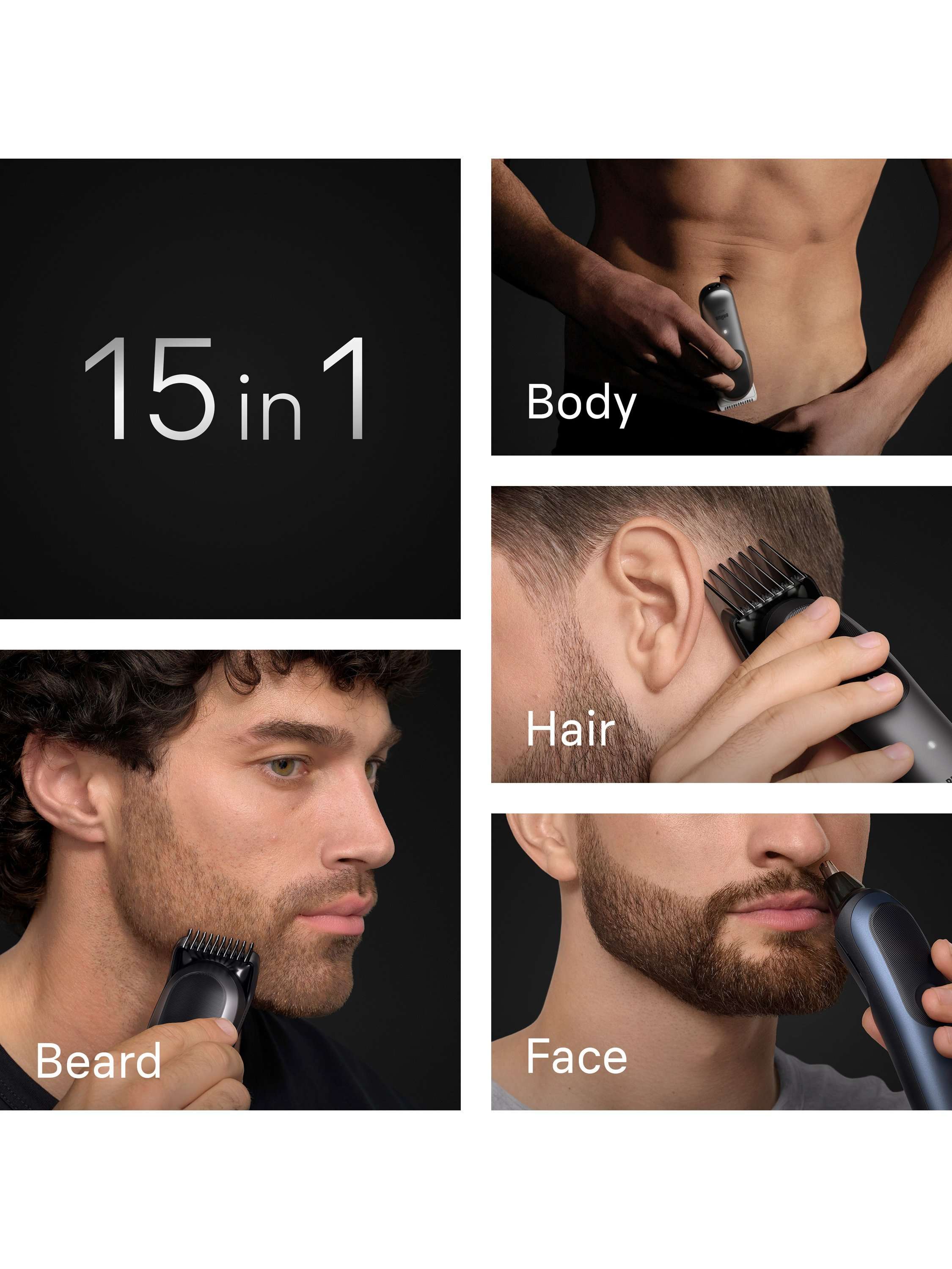 Series 7 15-in-1 Grooming Kit, Black