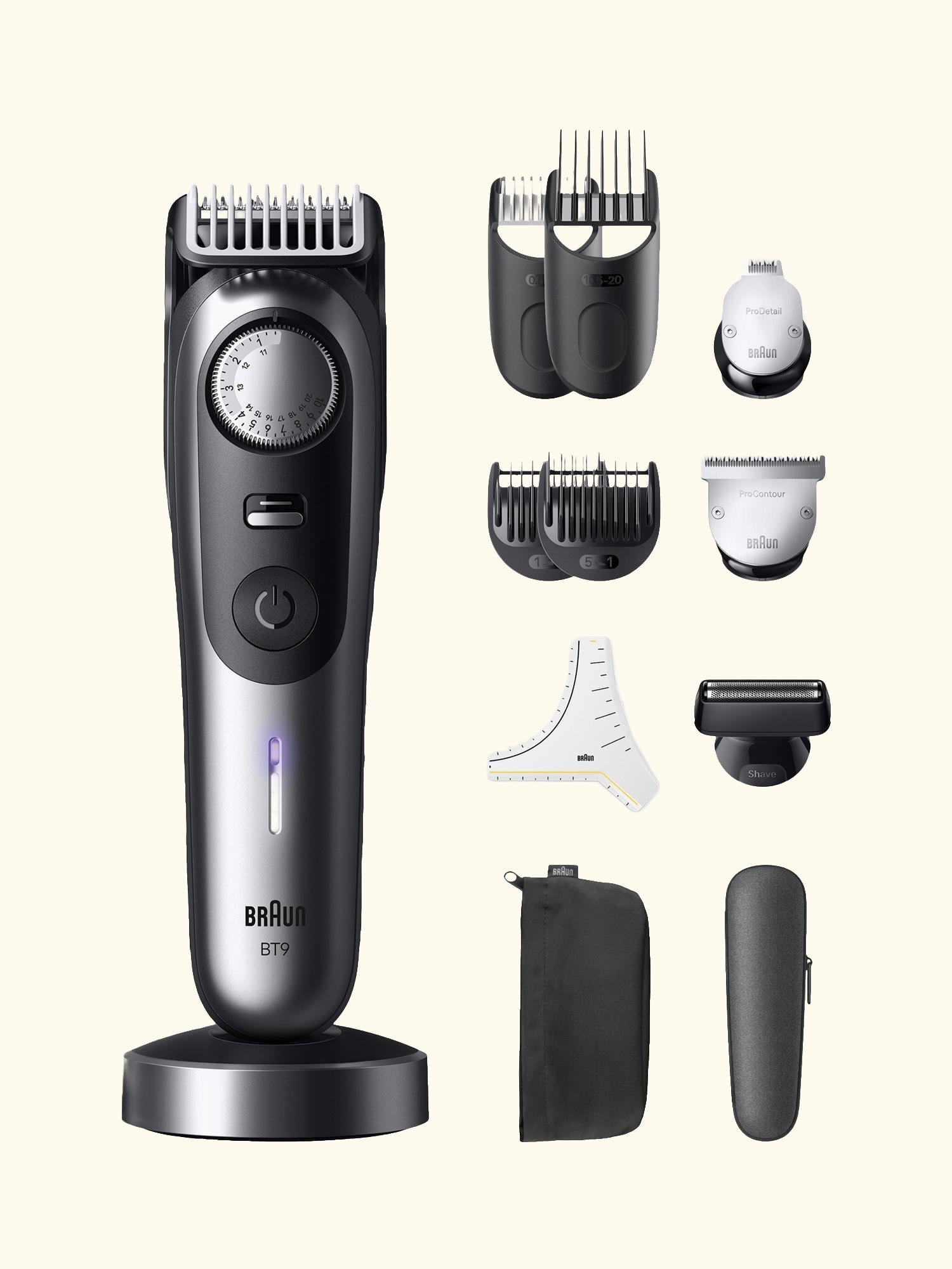 Series 9 Beard Trimmer, Black