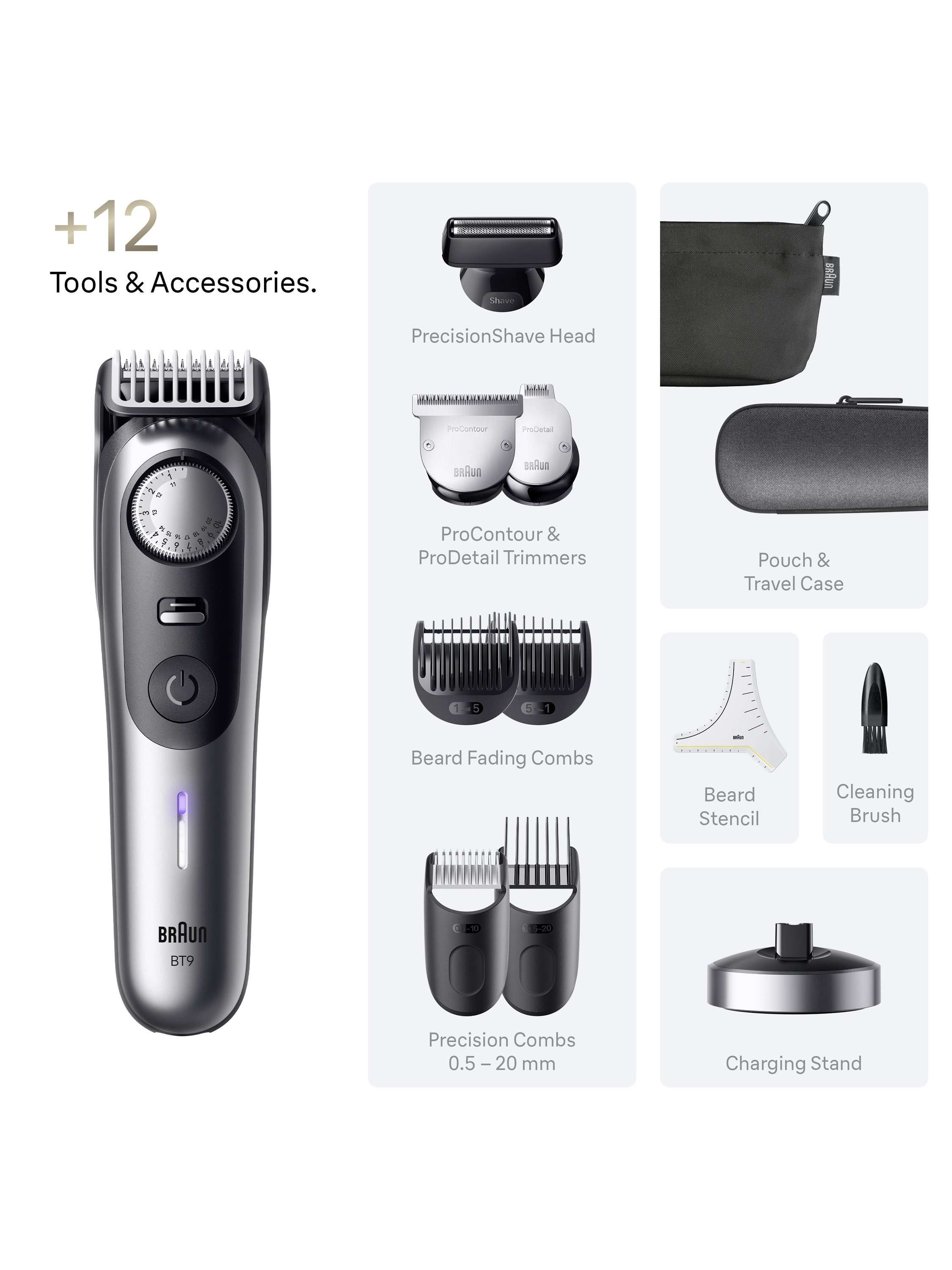 Series 9 Beard Trimmer, Black