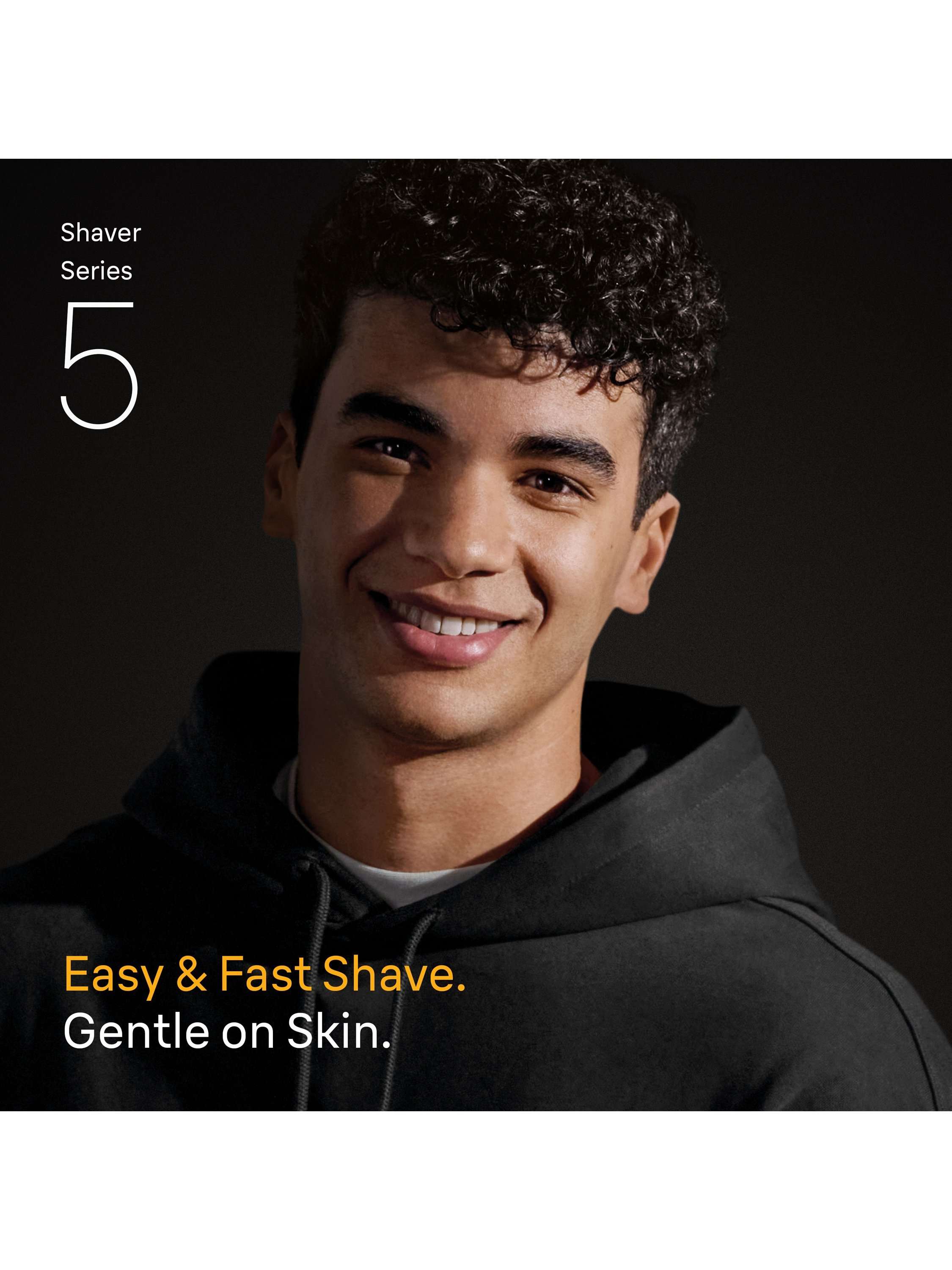 Series 5 52-A1000s Electric Shaver, Black