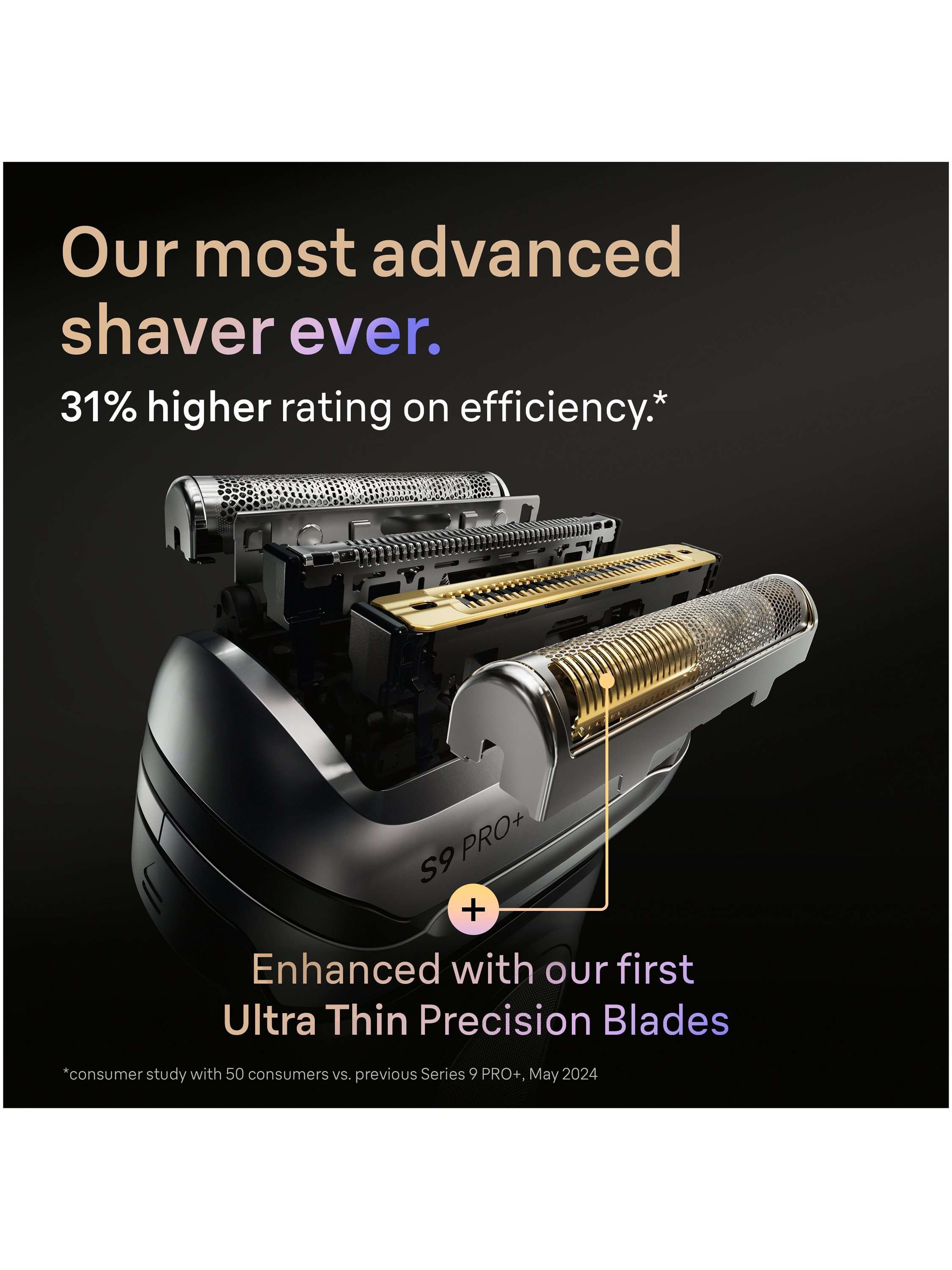 Series 9 PRO+ 9610s Shaver, Black