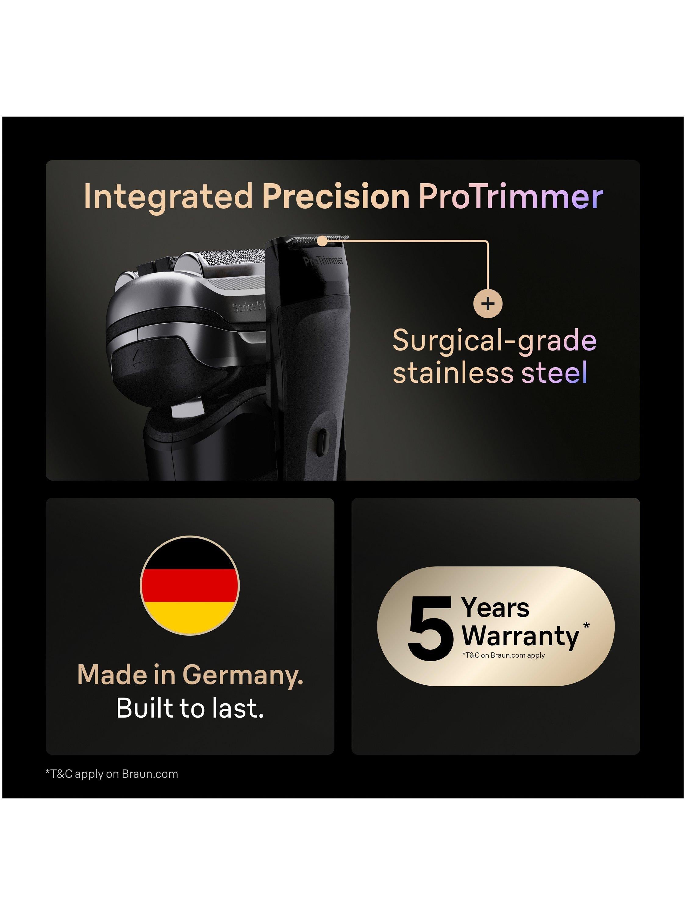 Series 9 PRO+ 9610s Shaver, Black