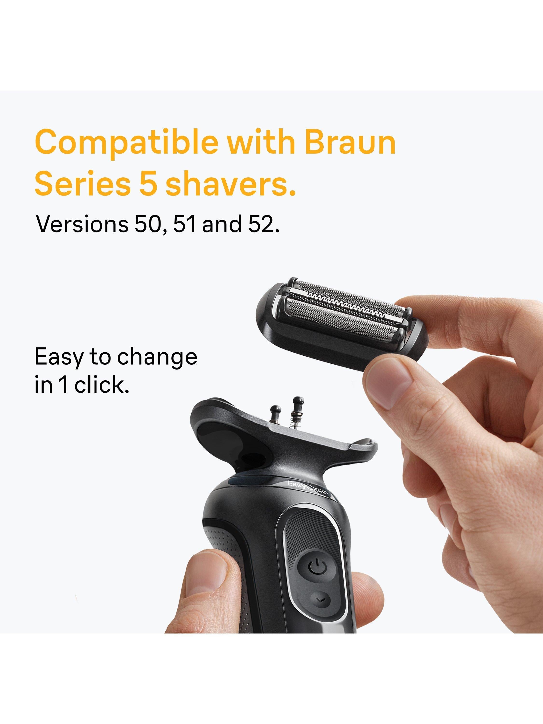 Series 5 Shaver Head Replacement, Black