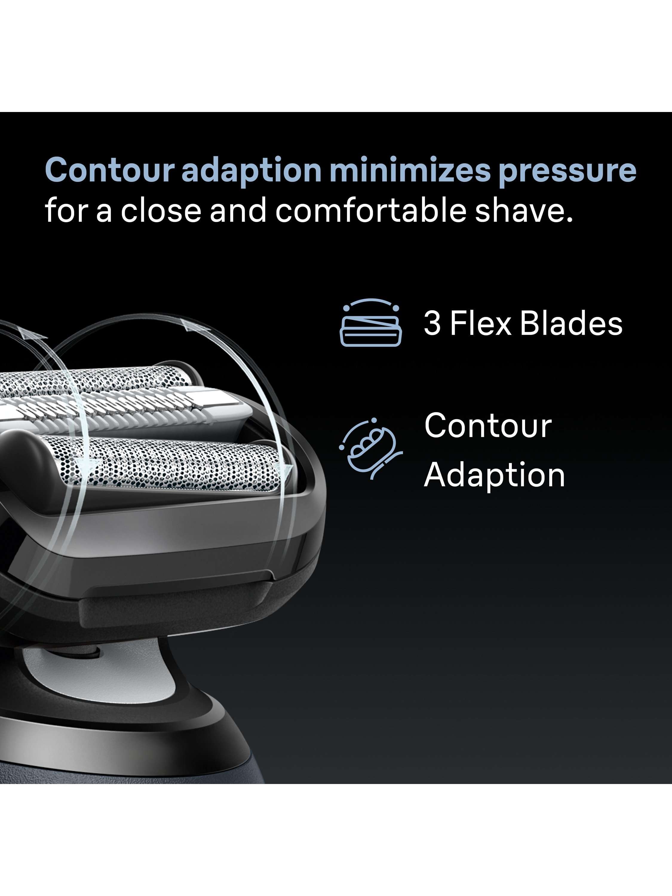 Series 6 Shaver Head Replacement, Black