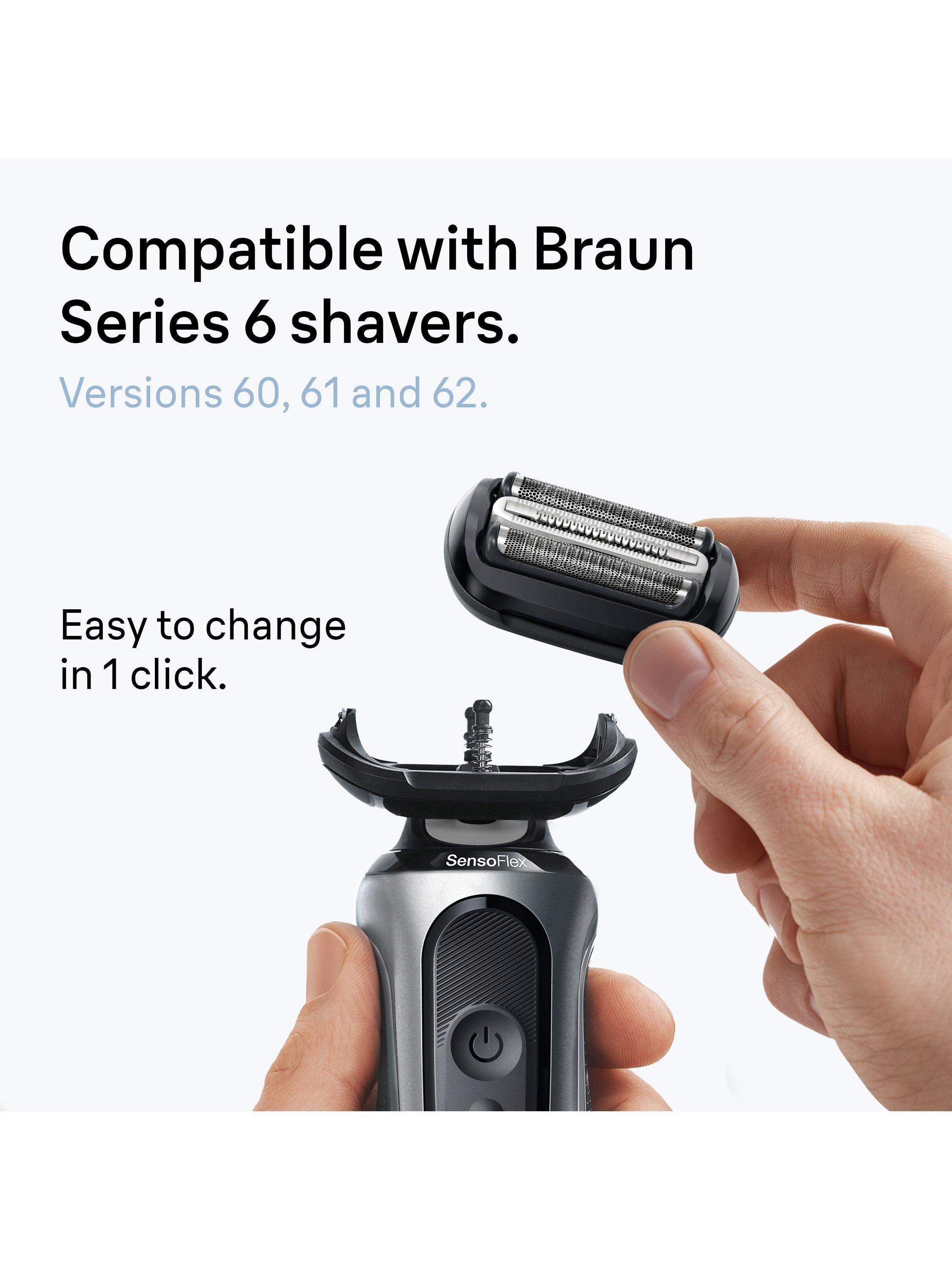 Series 6 Shaver Head Replacement, Black