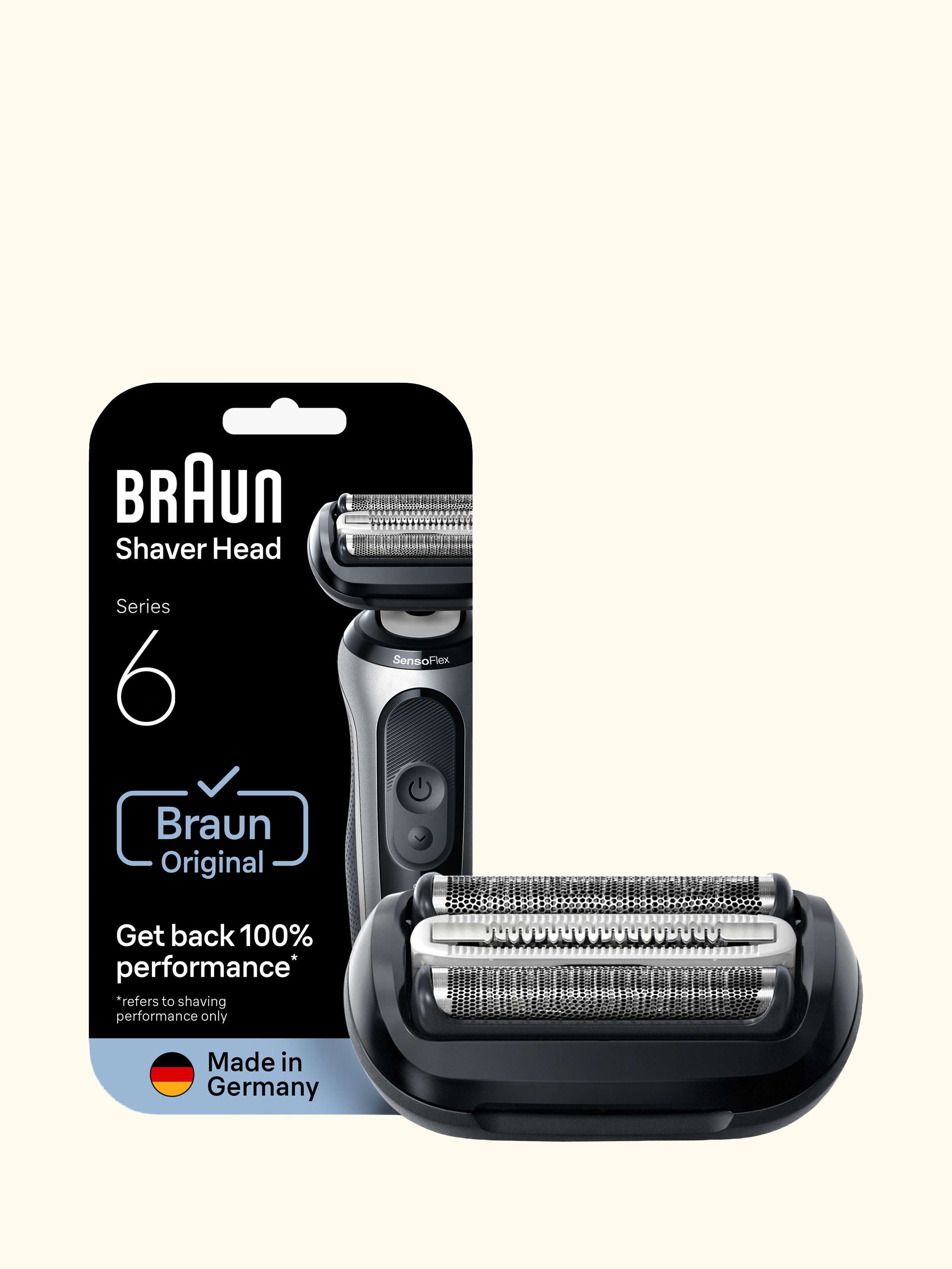 Series 6 Shaver Head Replacement, Black