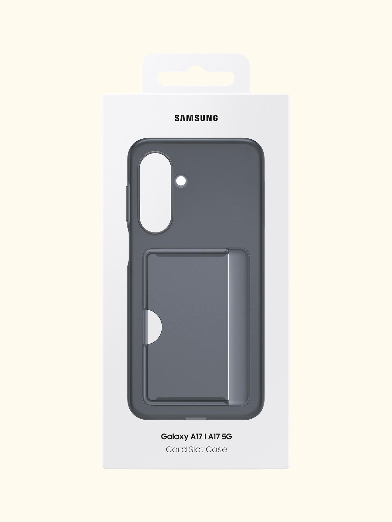Galaxy A17 Card Slot Case, Black