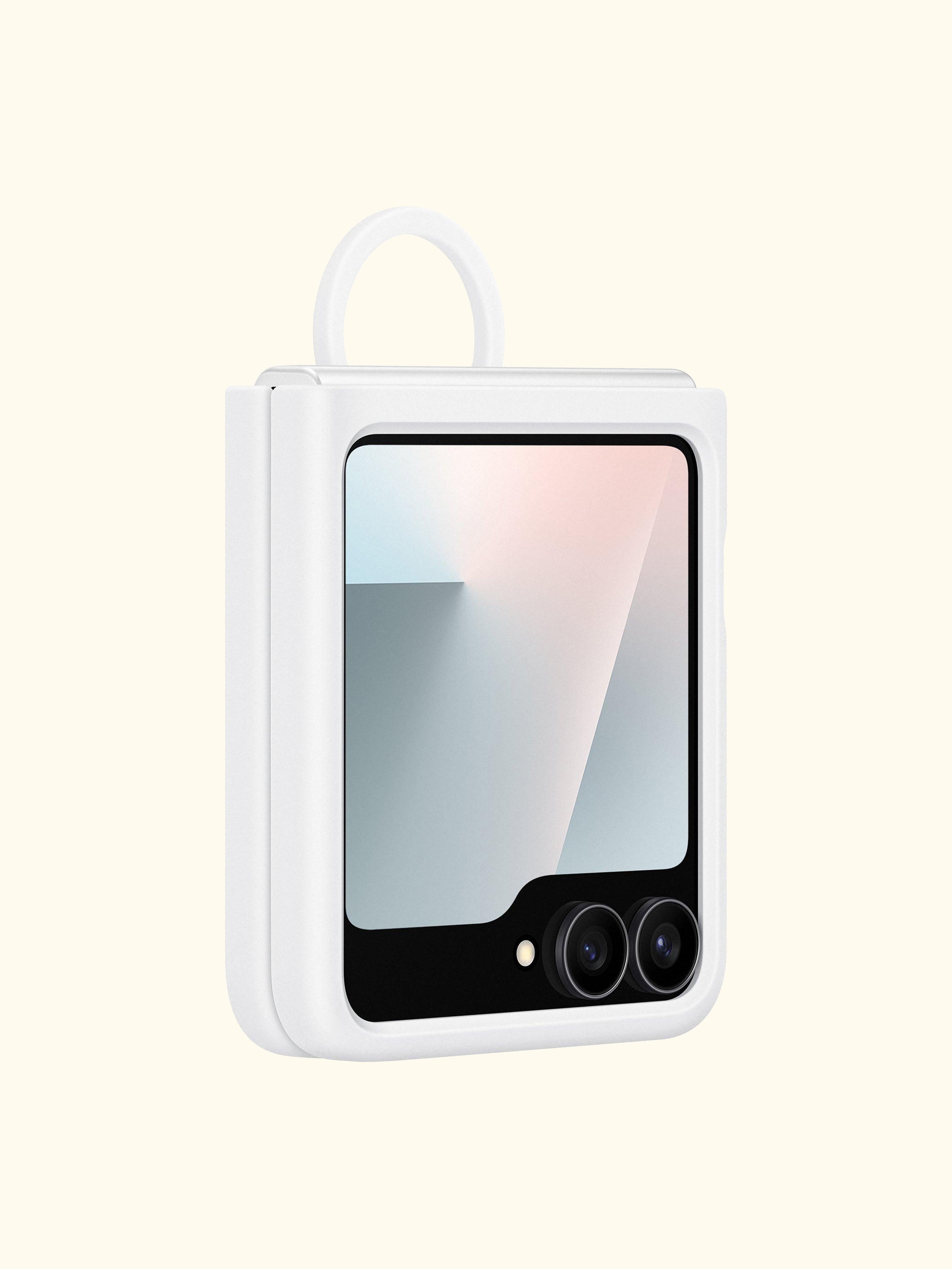 Silicone Case with Ring for Galaxy Z Flip7 FE / Flip6