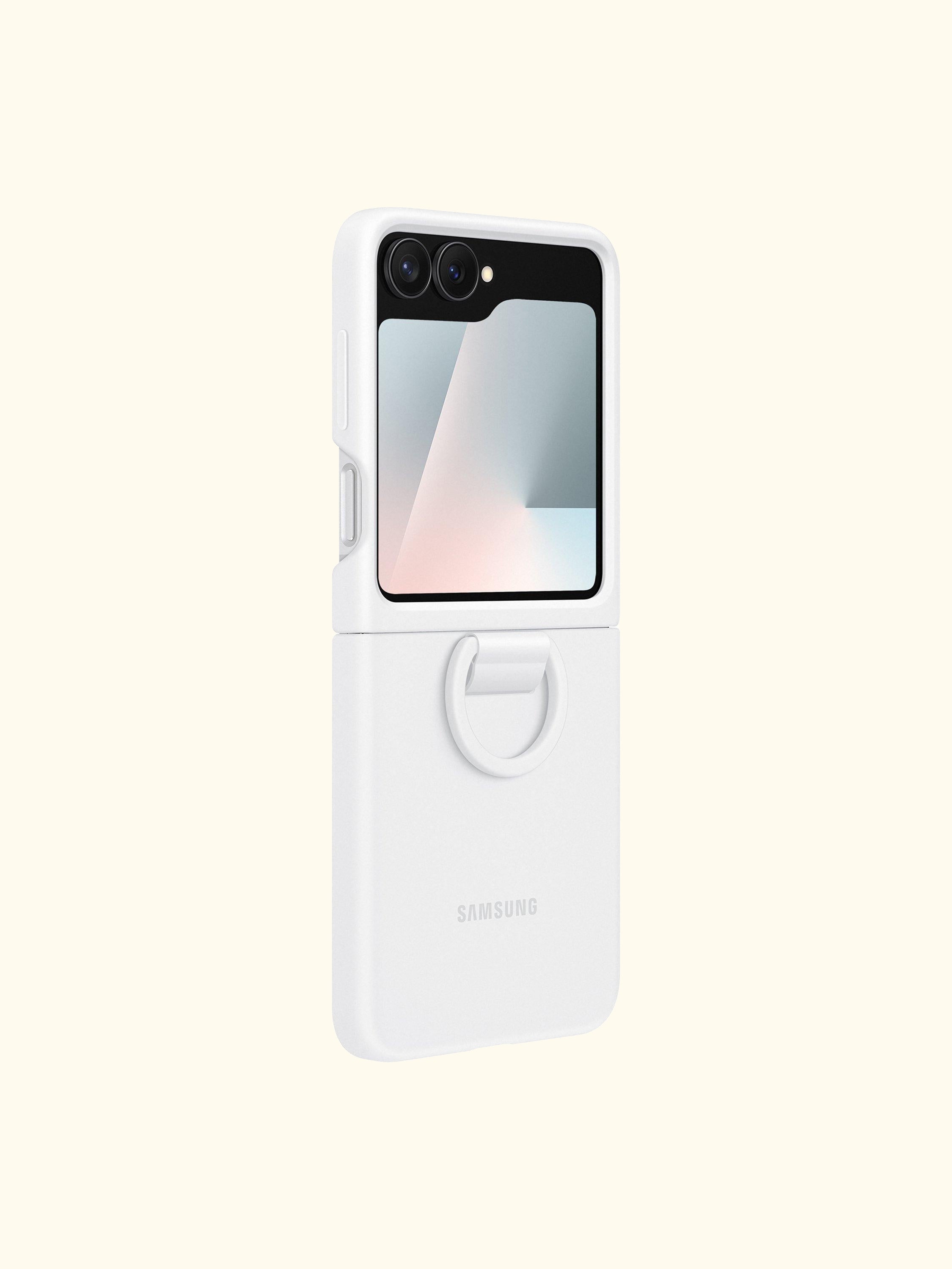 Silicone Case with Ring for Galaxy Z Flip7 FE / Flip6