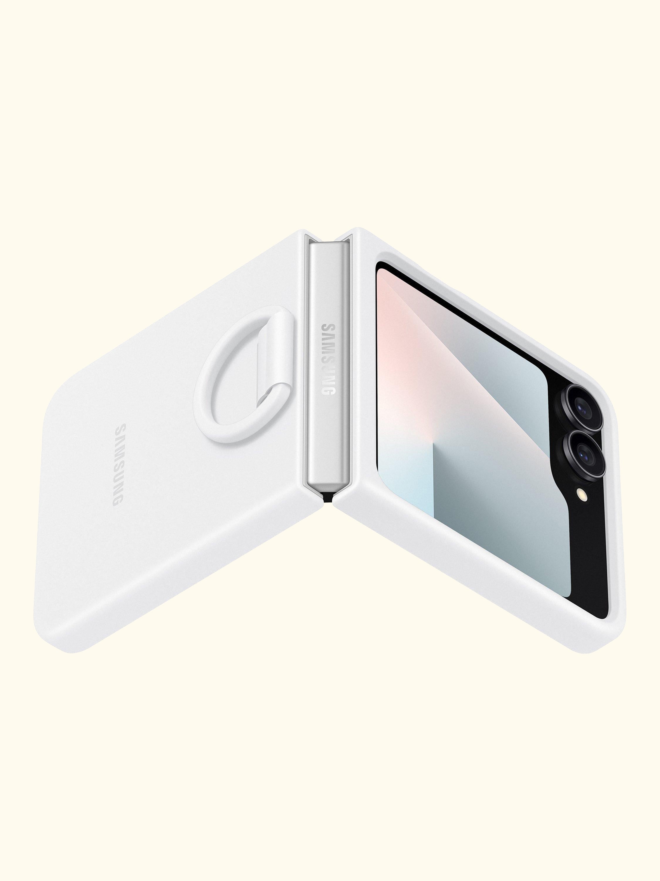 Silicone Case with Ring for Galaxy Z Flip7 FE / Flip6