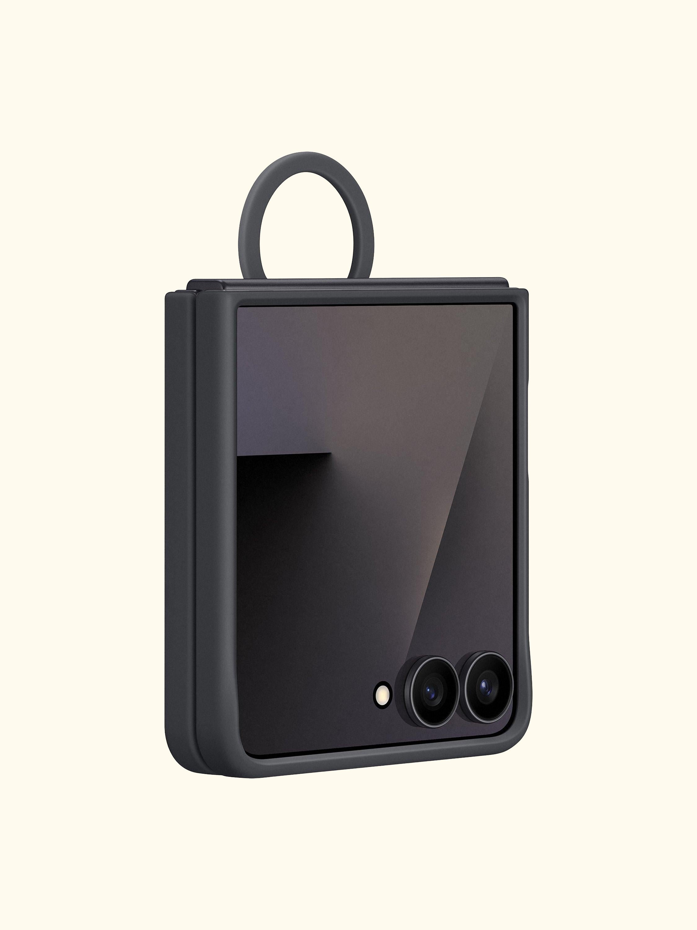 Silicone Case with Ring for Galaxy Z Flip7