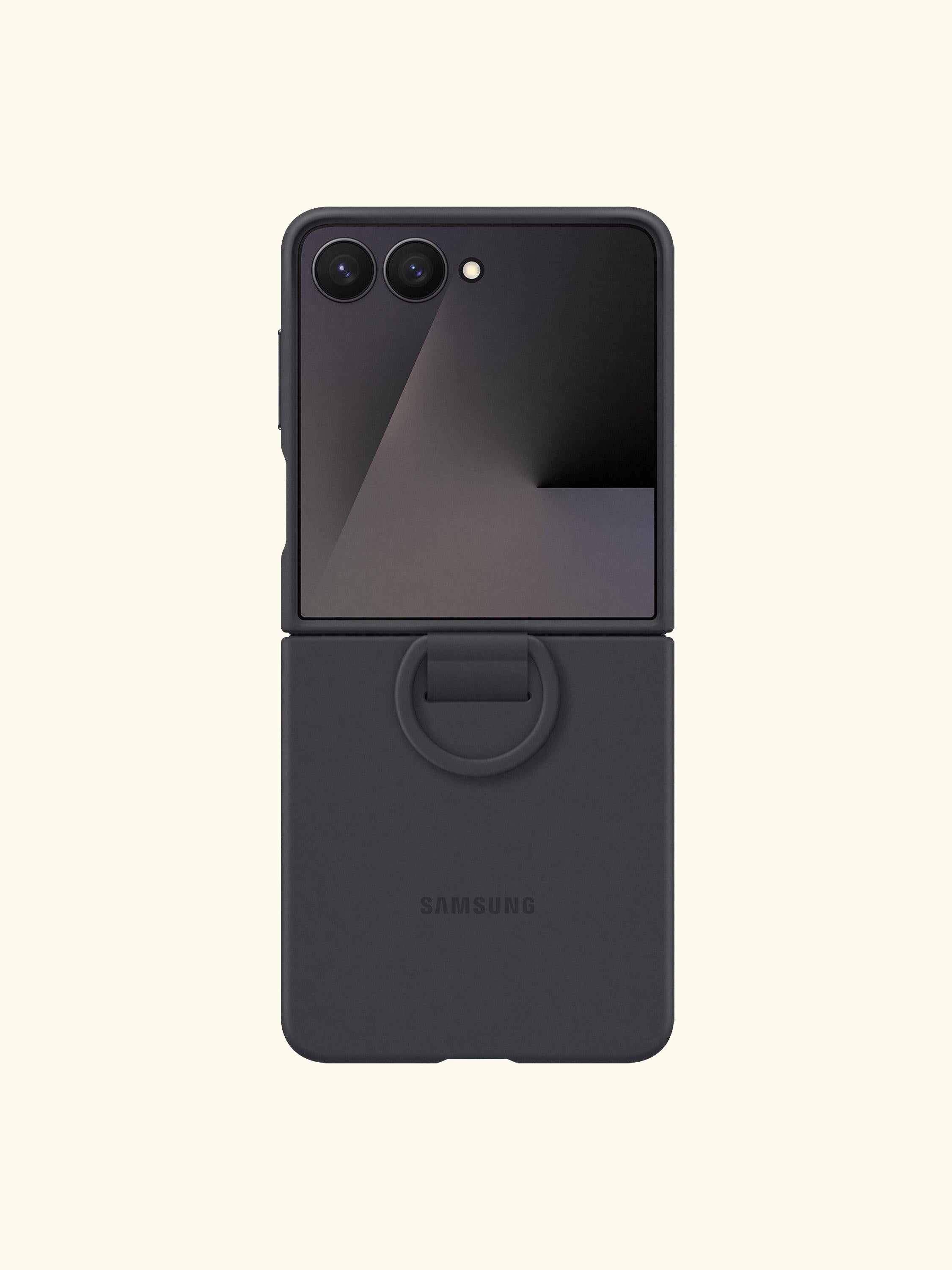 Silicone Case with Ring for Galaxy Z Flip7