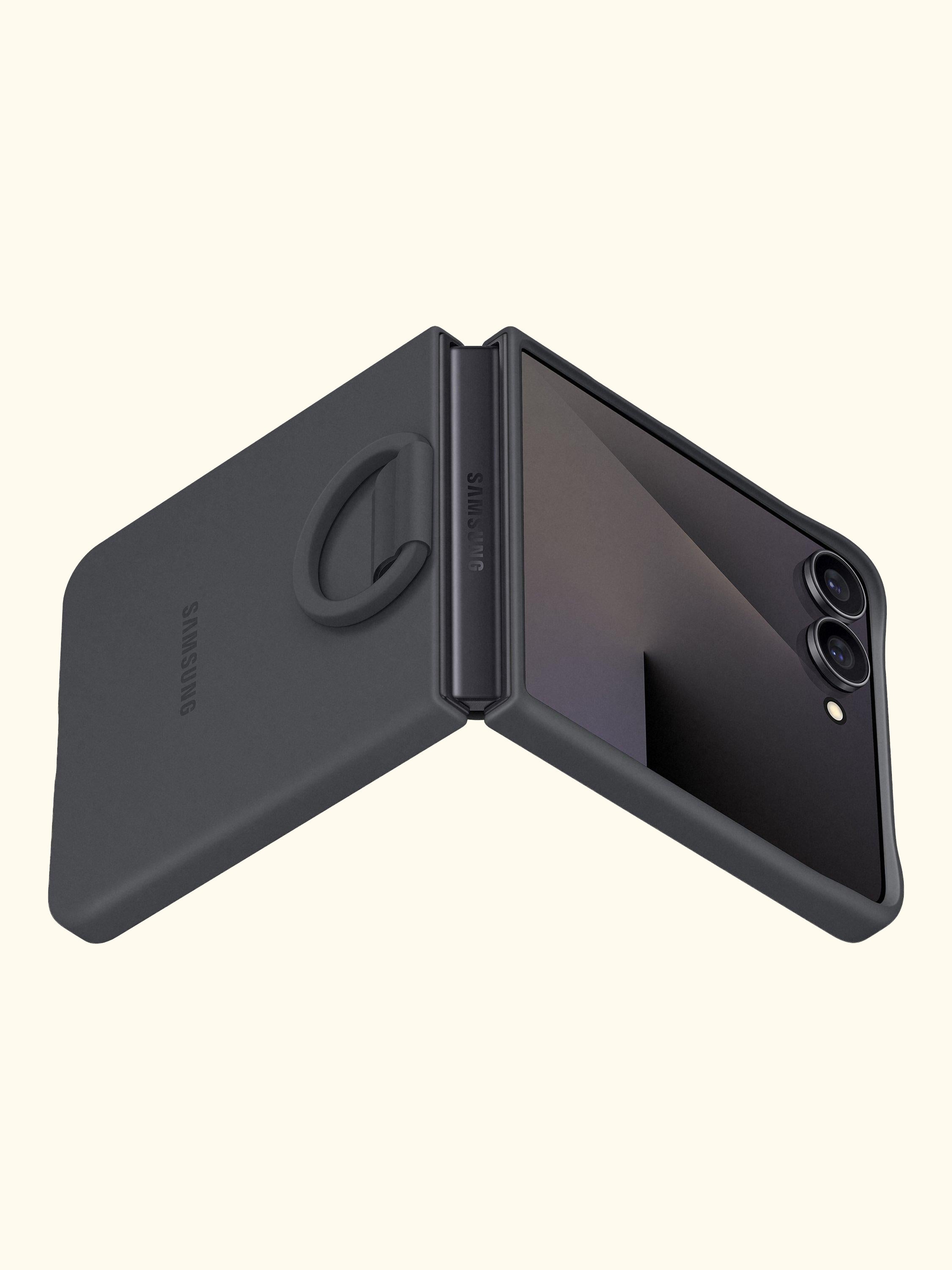 Silicone Case with Ring for Galaxy Z Flip7