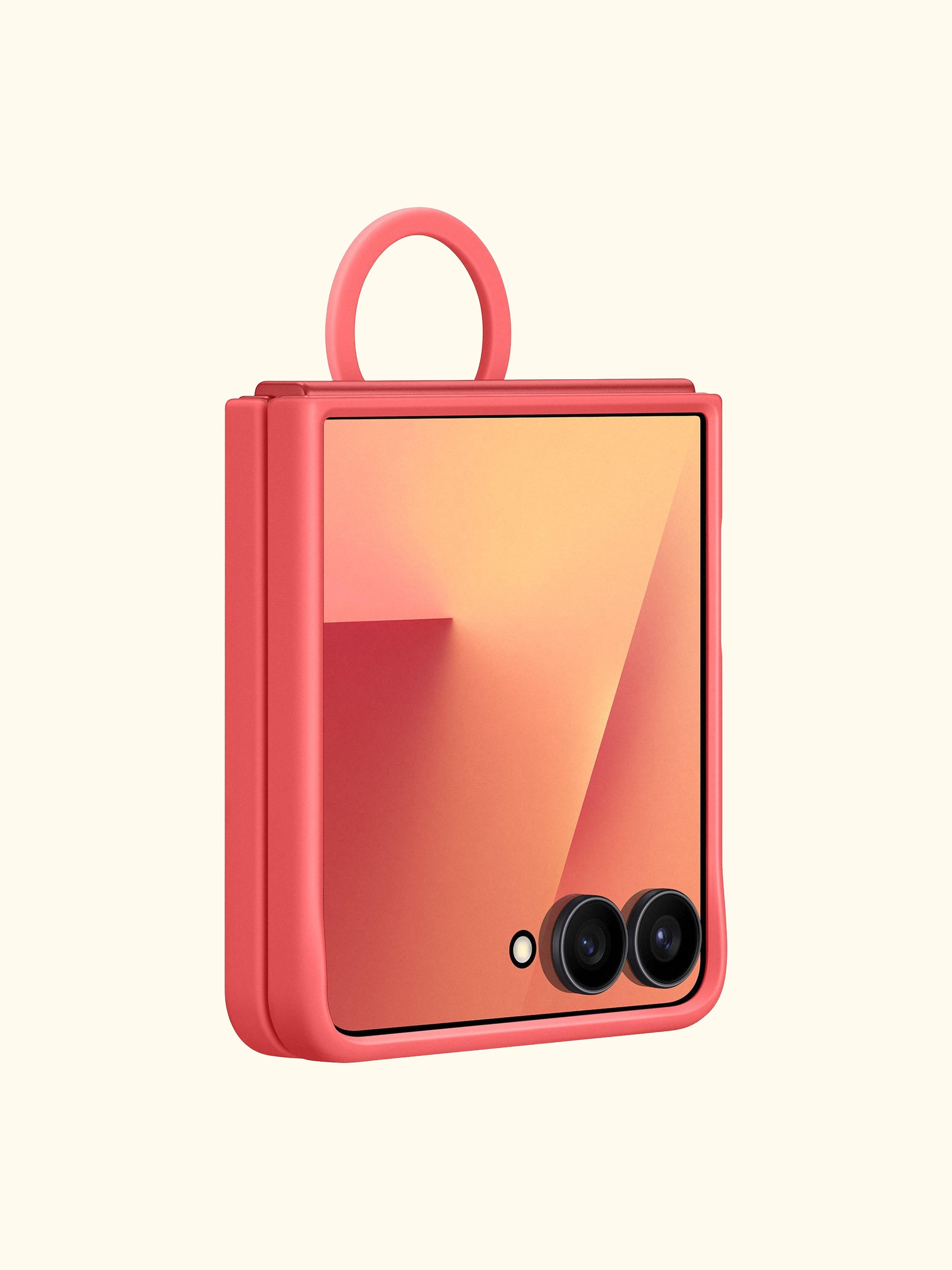 Silicone Case with Ring for Galaxy Z Flip7