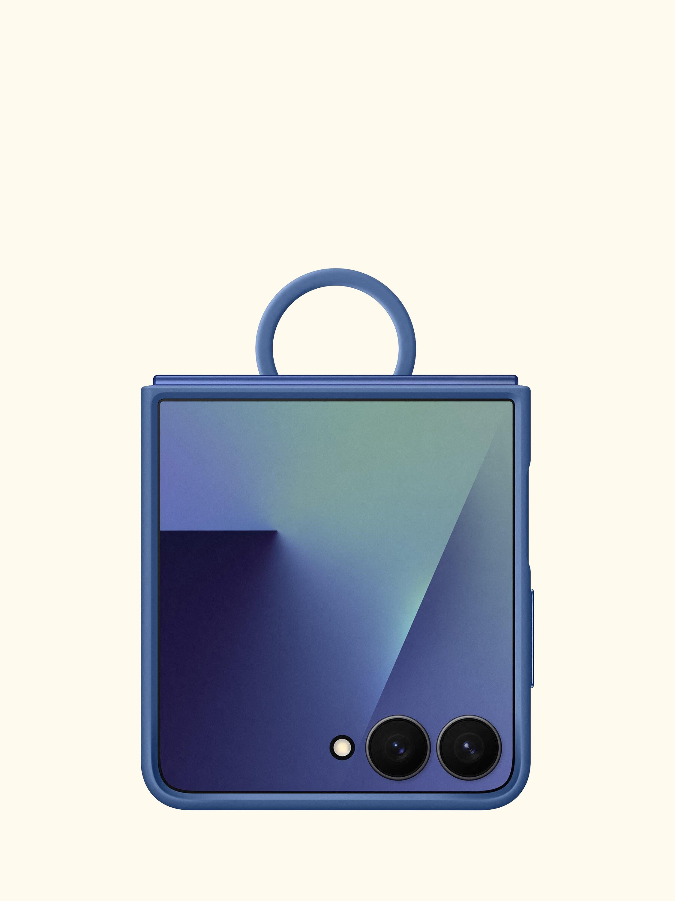 Silicone Case with Ring for Galaxy Z Flip7