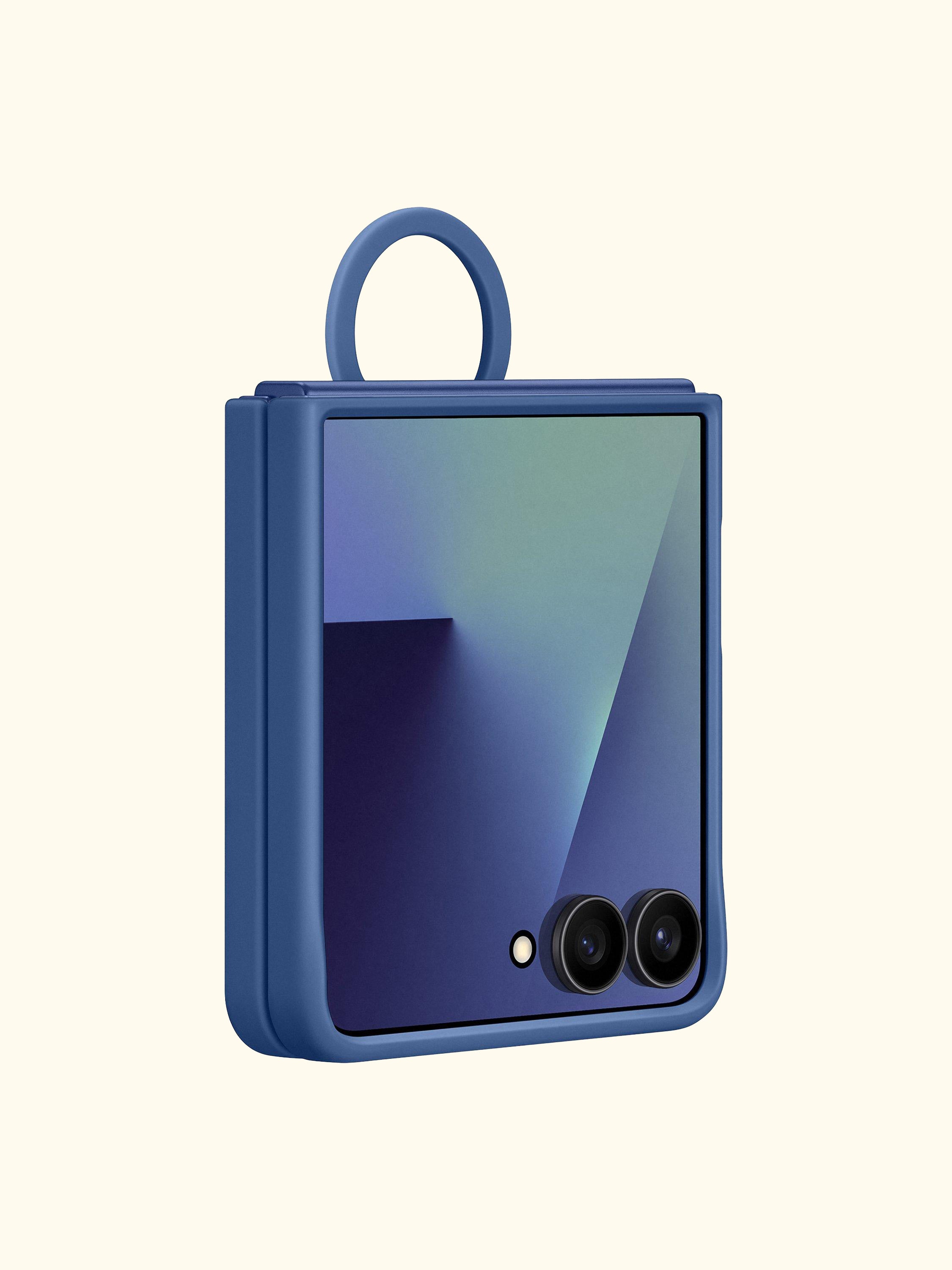 Silicone Case with Ring for Galaxy Z Flip7