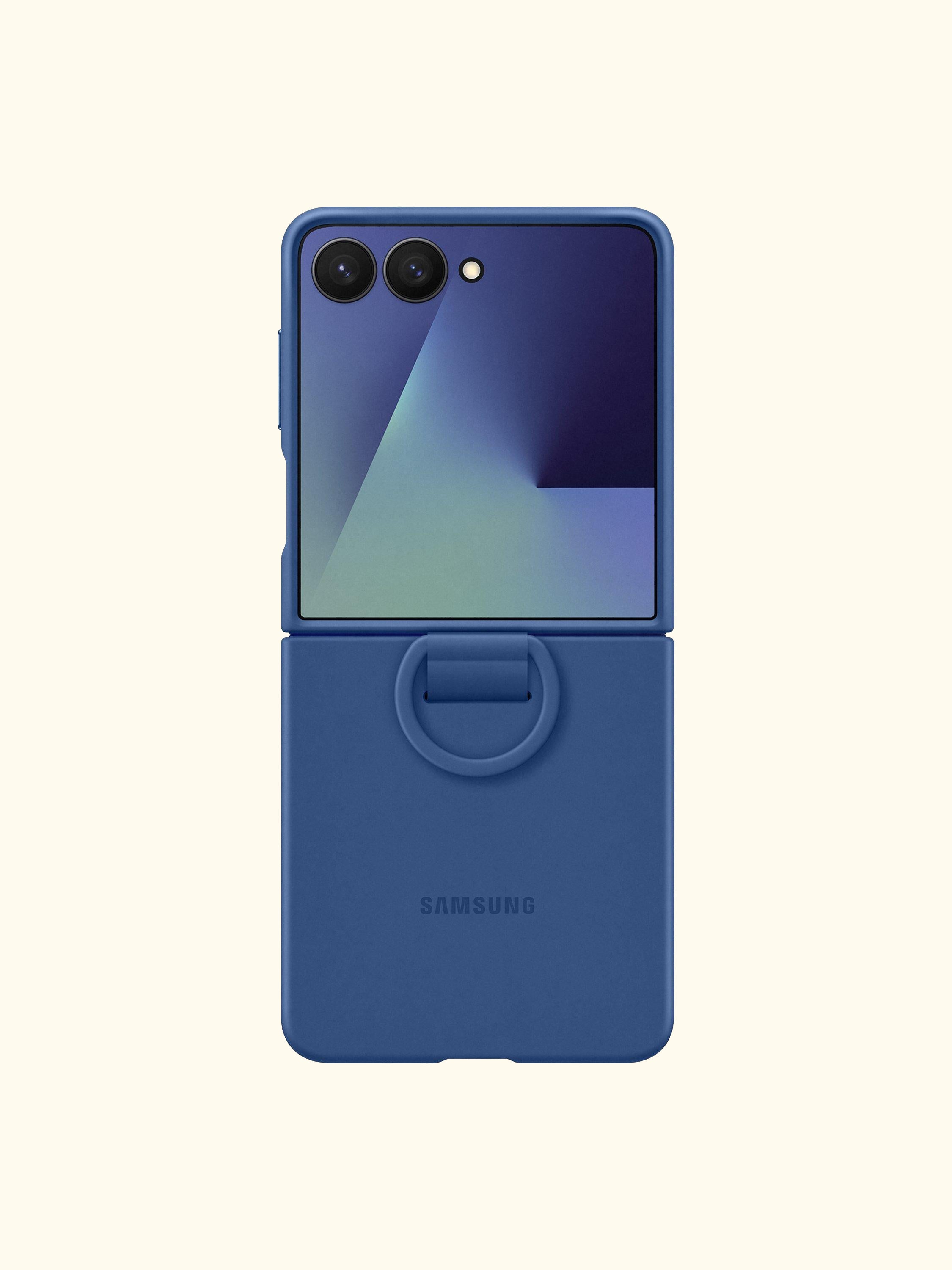Silicone Case with Ring for Galaxy Z Flip7