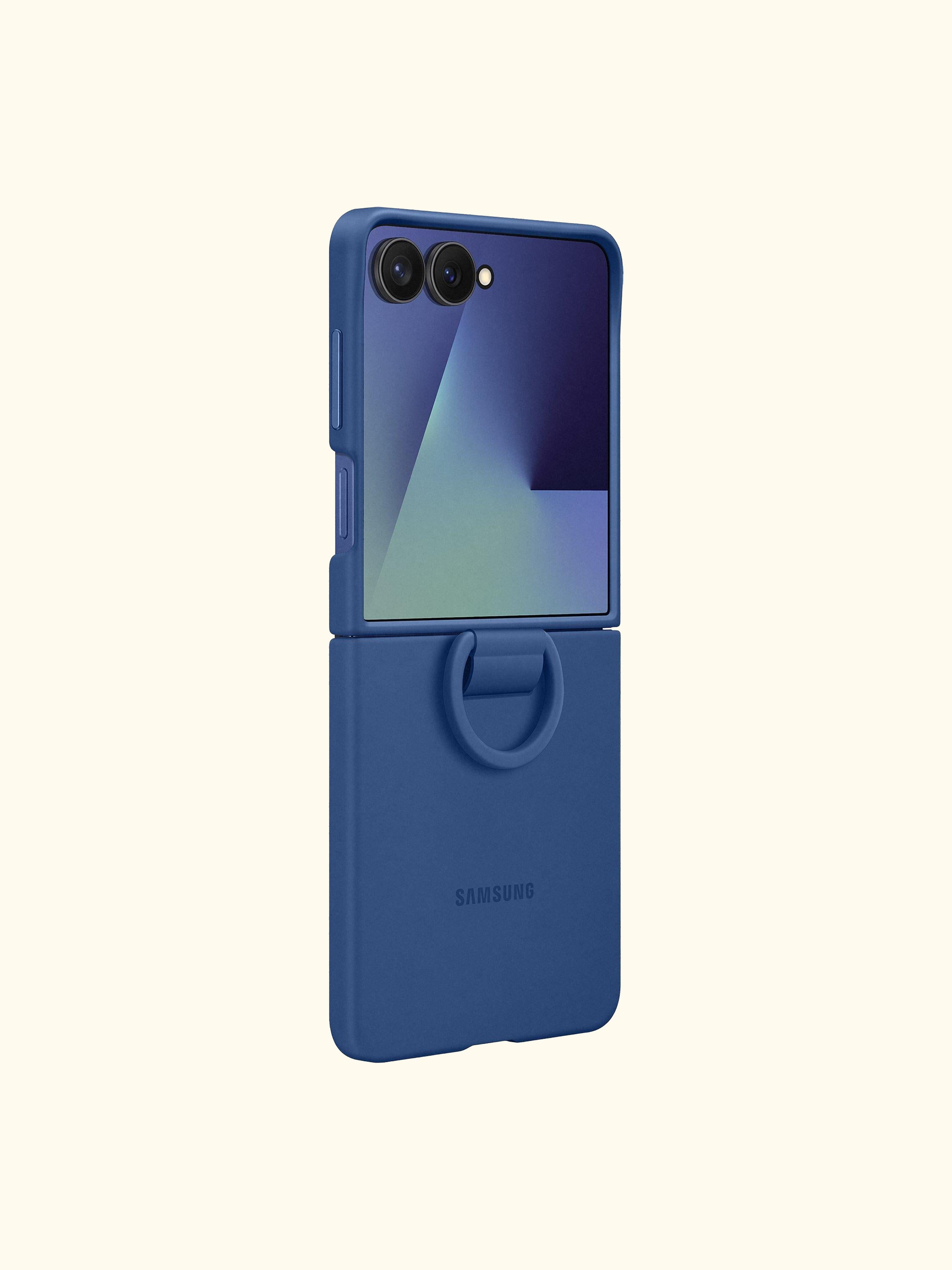Silicone Case with Ring for Galaxy Z Flip7