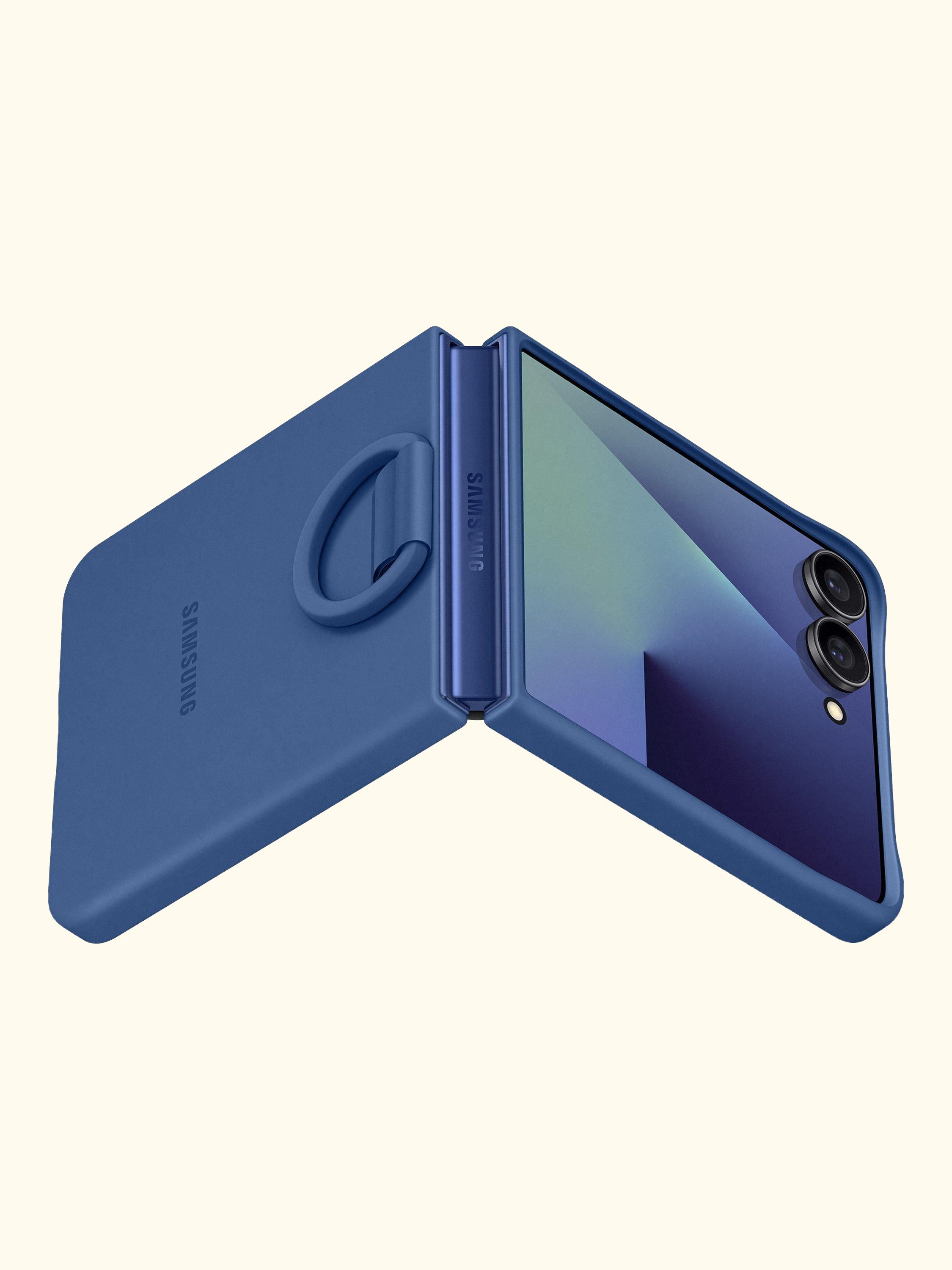 Silicone Case with Ring for Galaxy Z Flip7