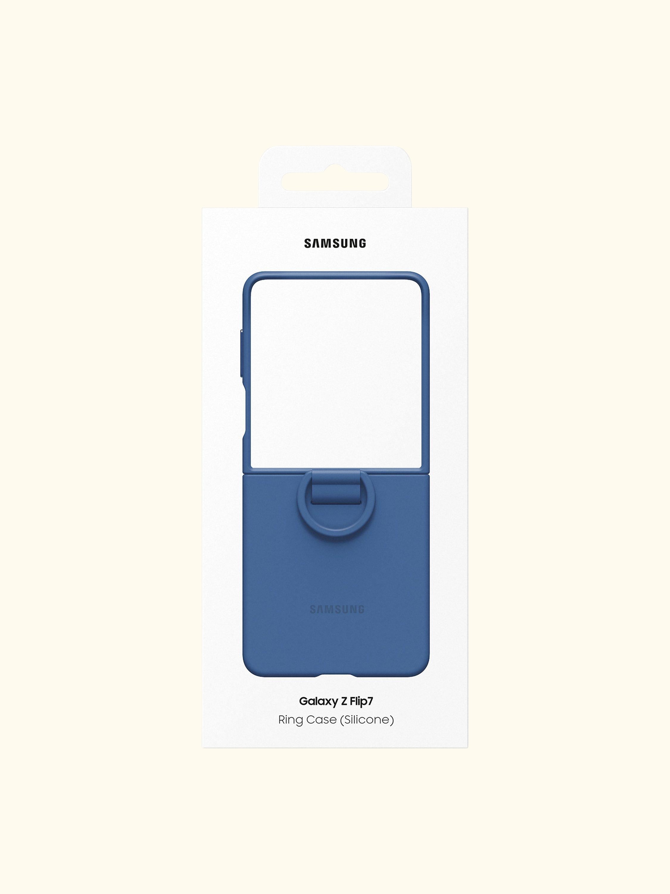 Silicone Case with Ring for Galaxy Z Flip7