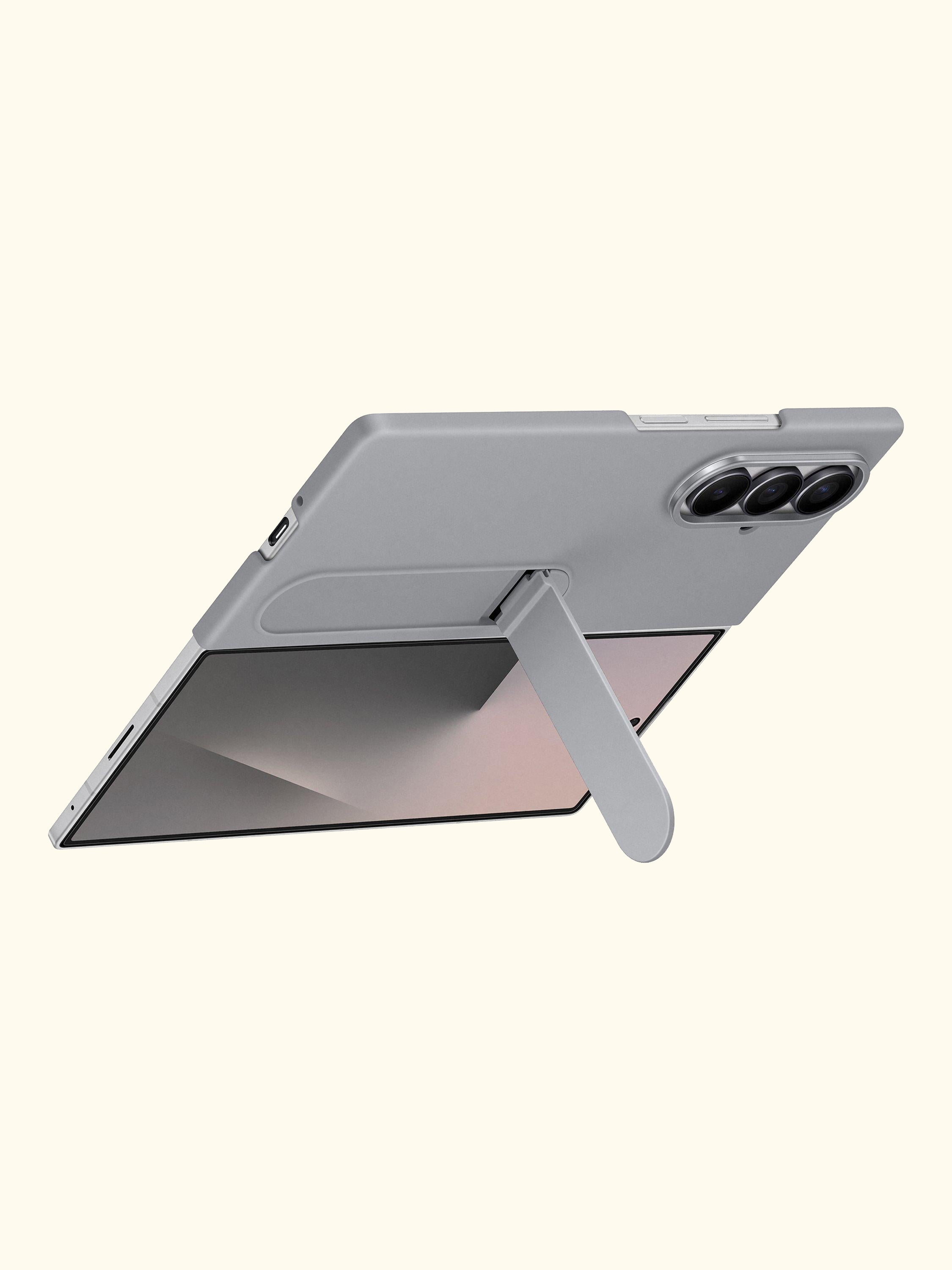 Silicone Grip Case with Stand for Galaxy Z Fold7