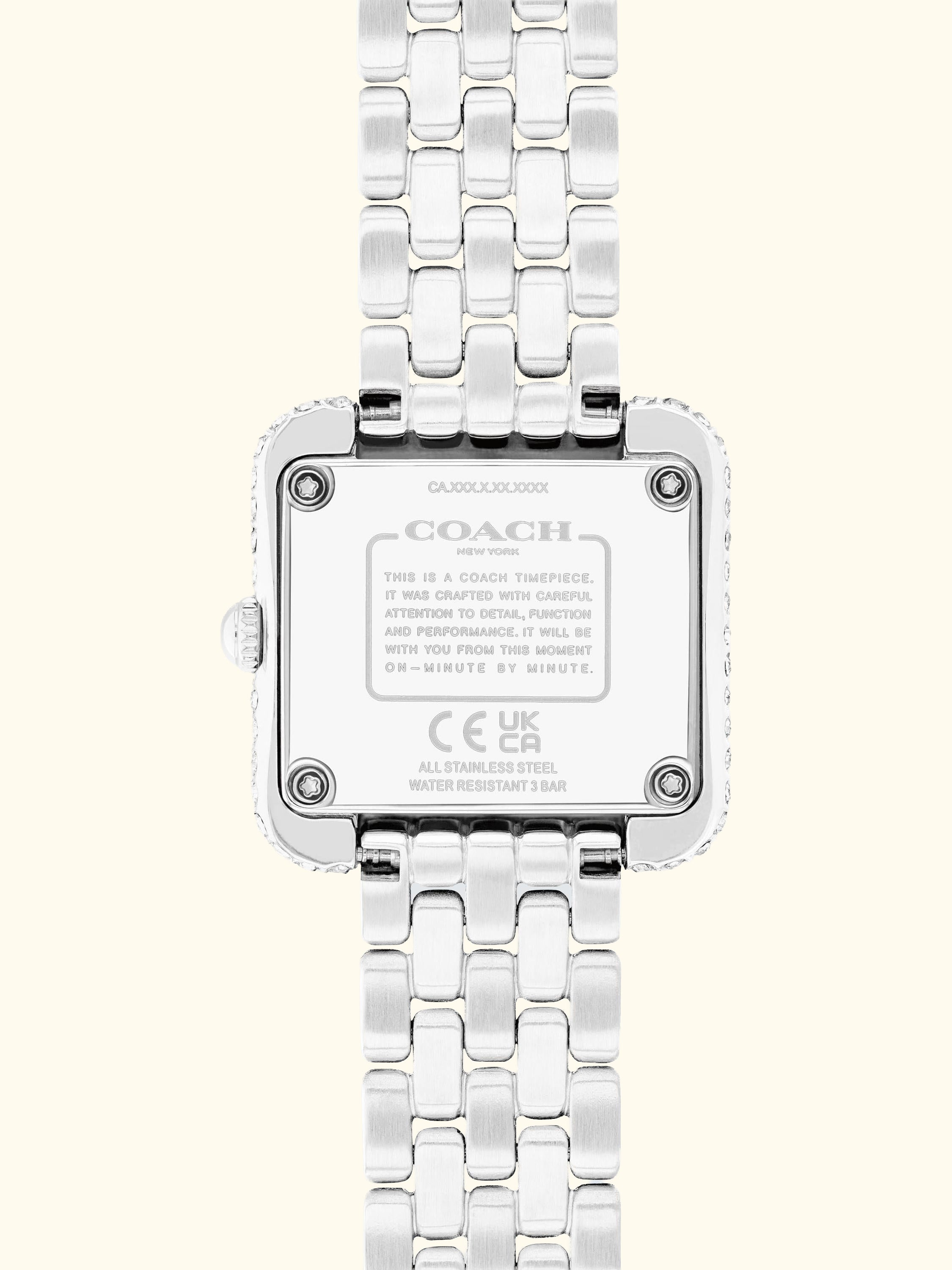 14504558 Pave Crystal Bracelet Strap Watch