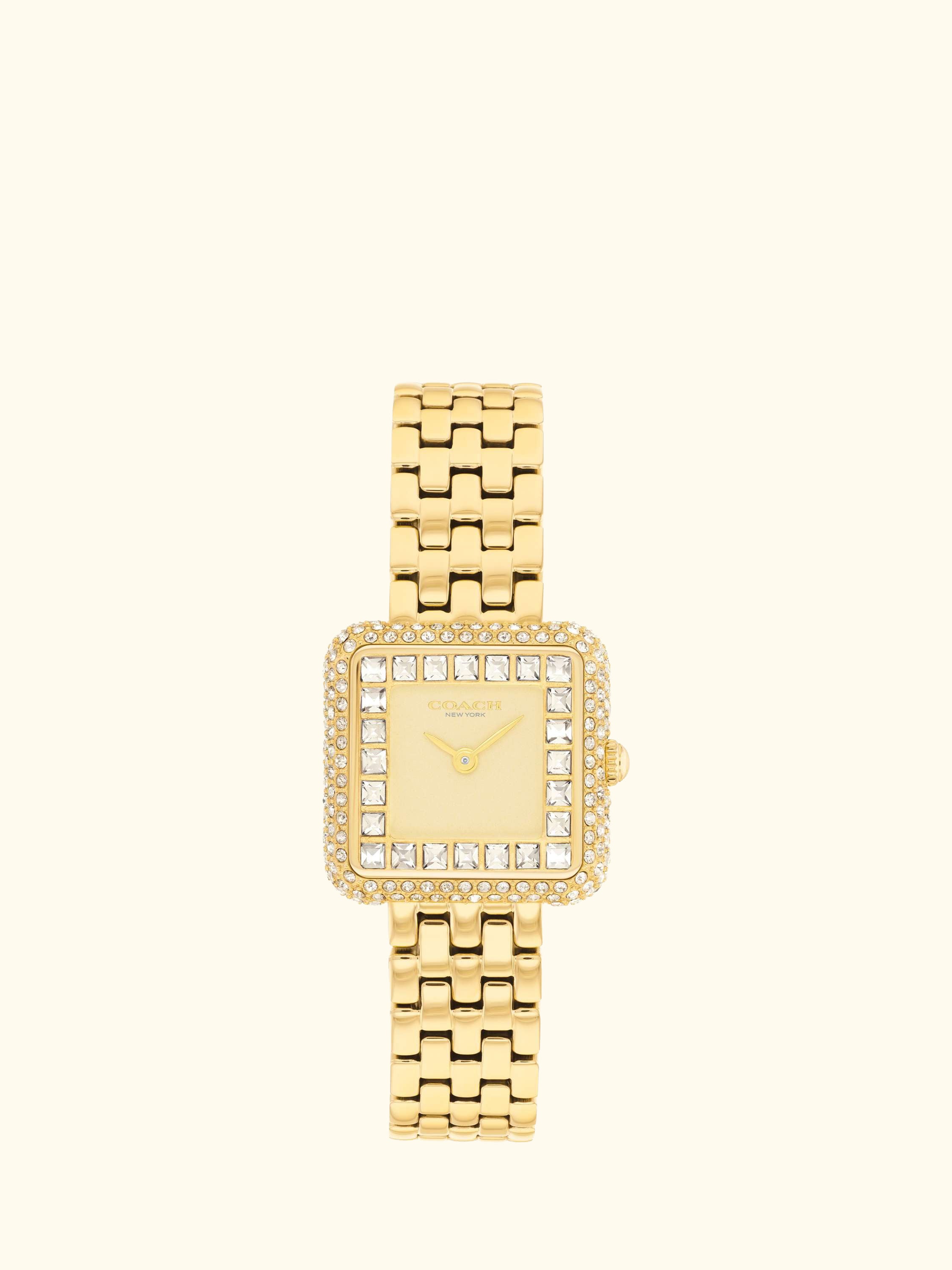 14504558 Pave Crystal Bracelet Strap Watch