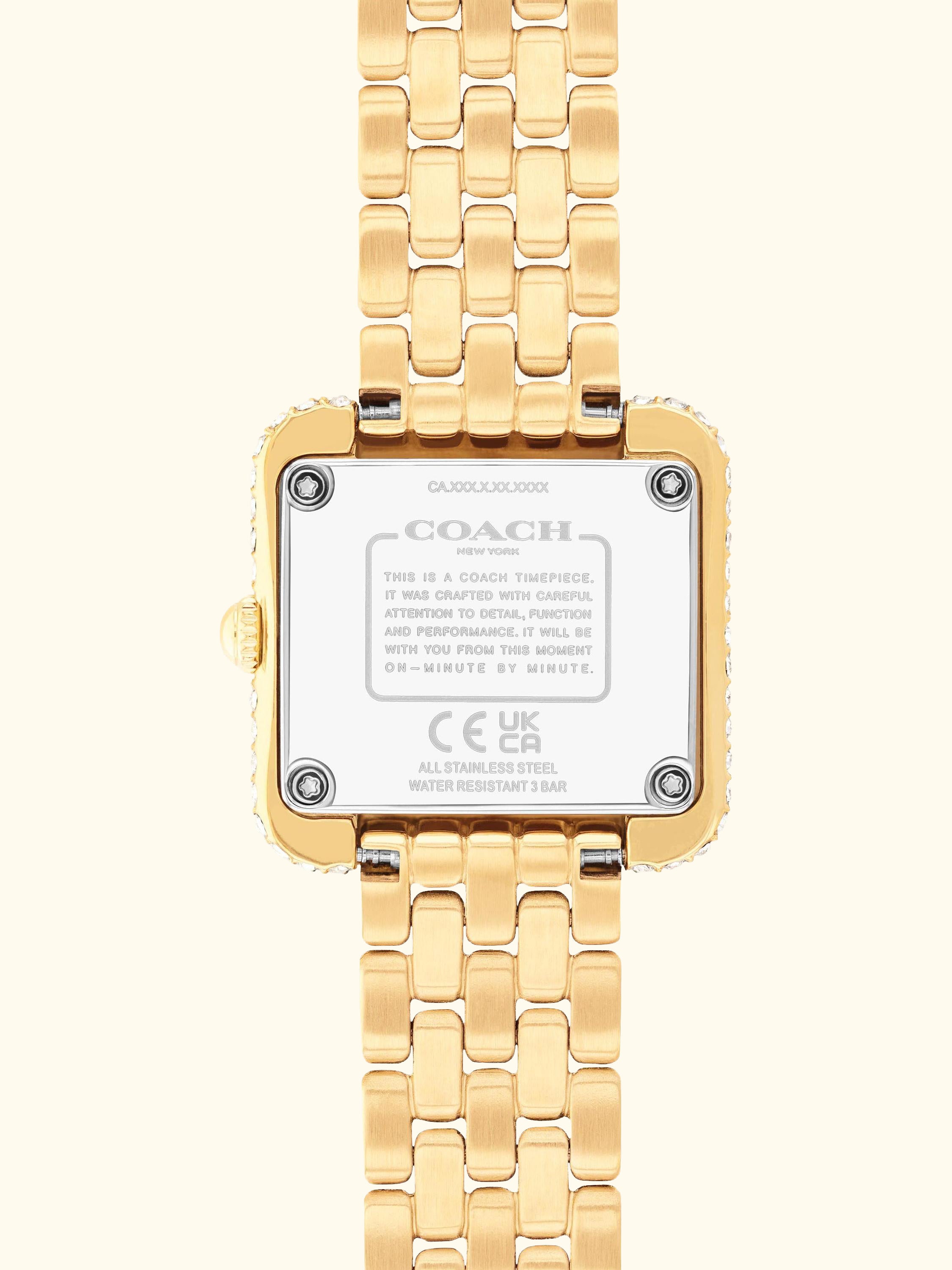 14504558 Pave Crystal Bracelet Strap Watch