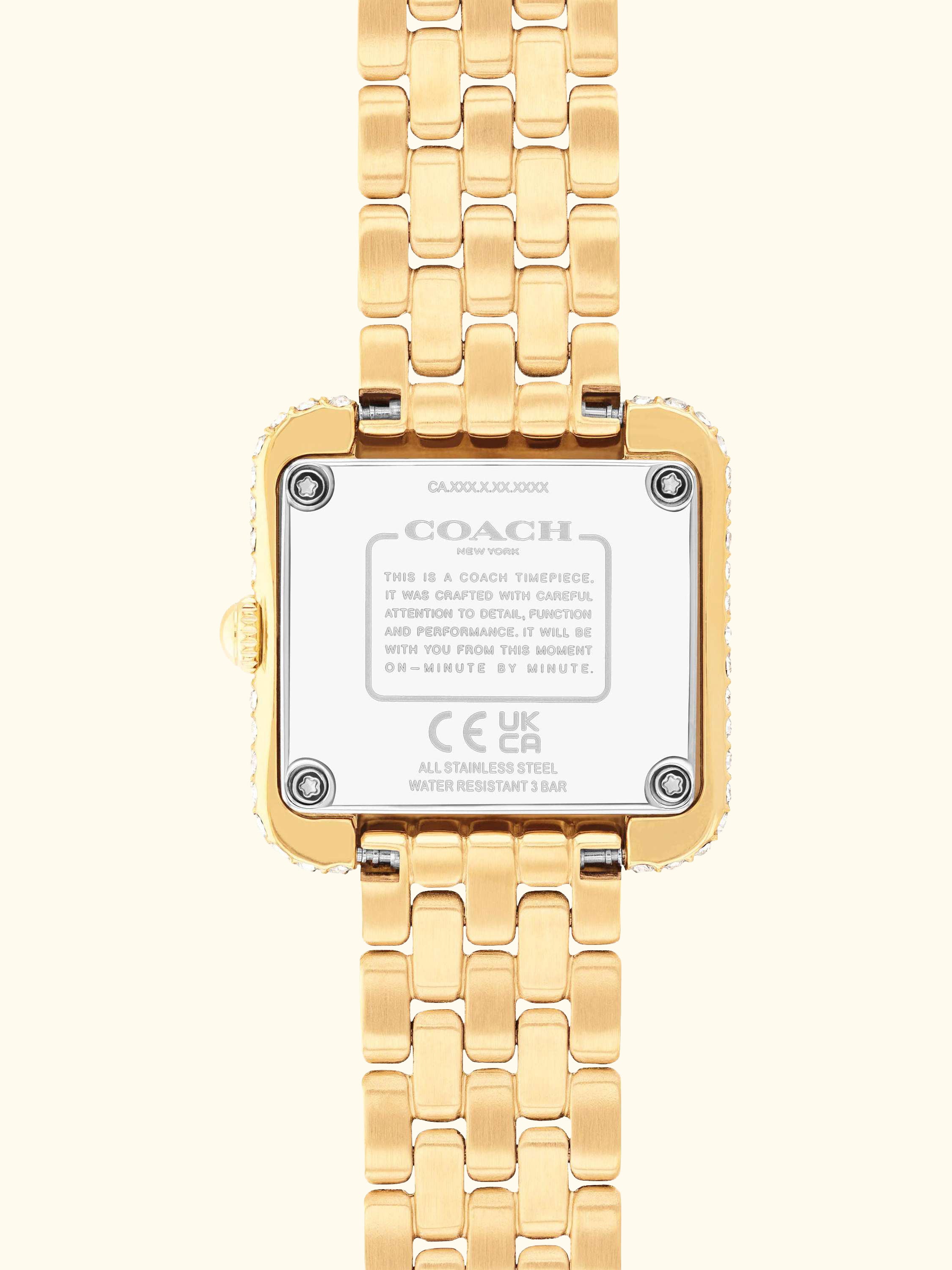 14504558 Pave Crystal Bracelet Strap Watch