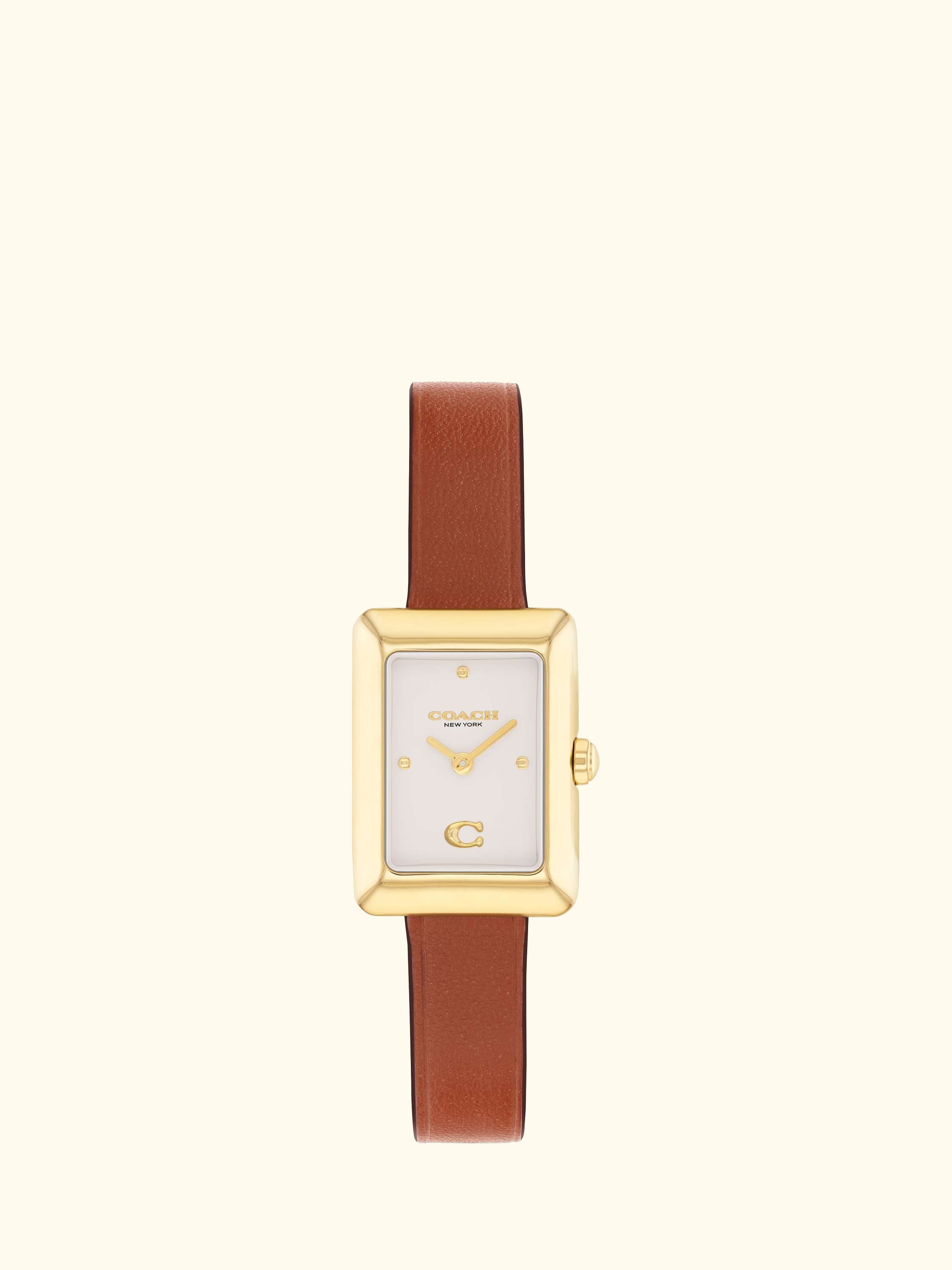 14504584 Ladies Mara Leather Strap Watch, Brown