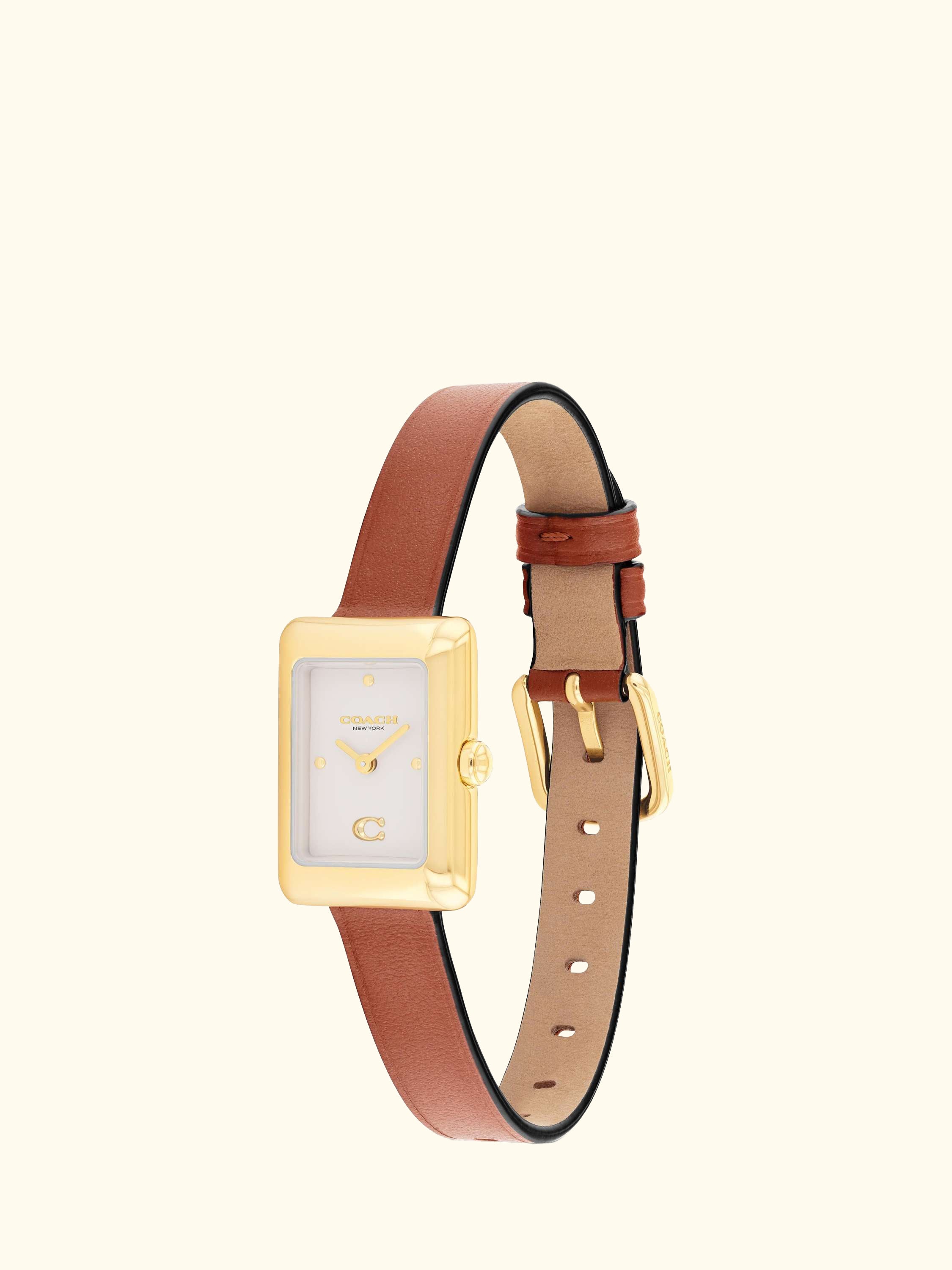 14504584 Ladies Mara Leather Strap Watch, Brown