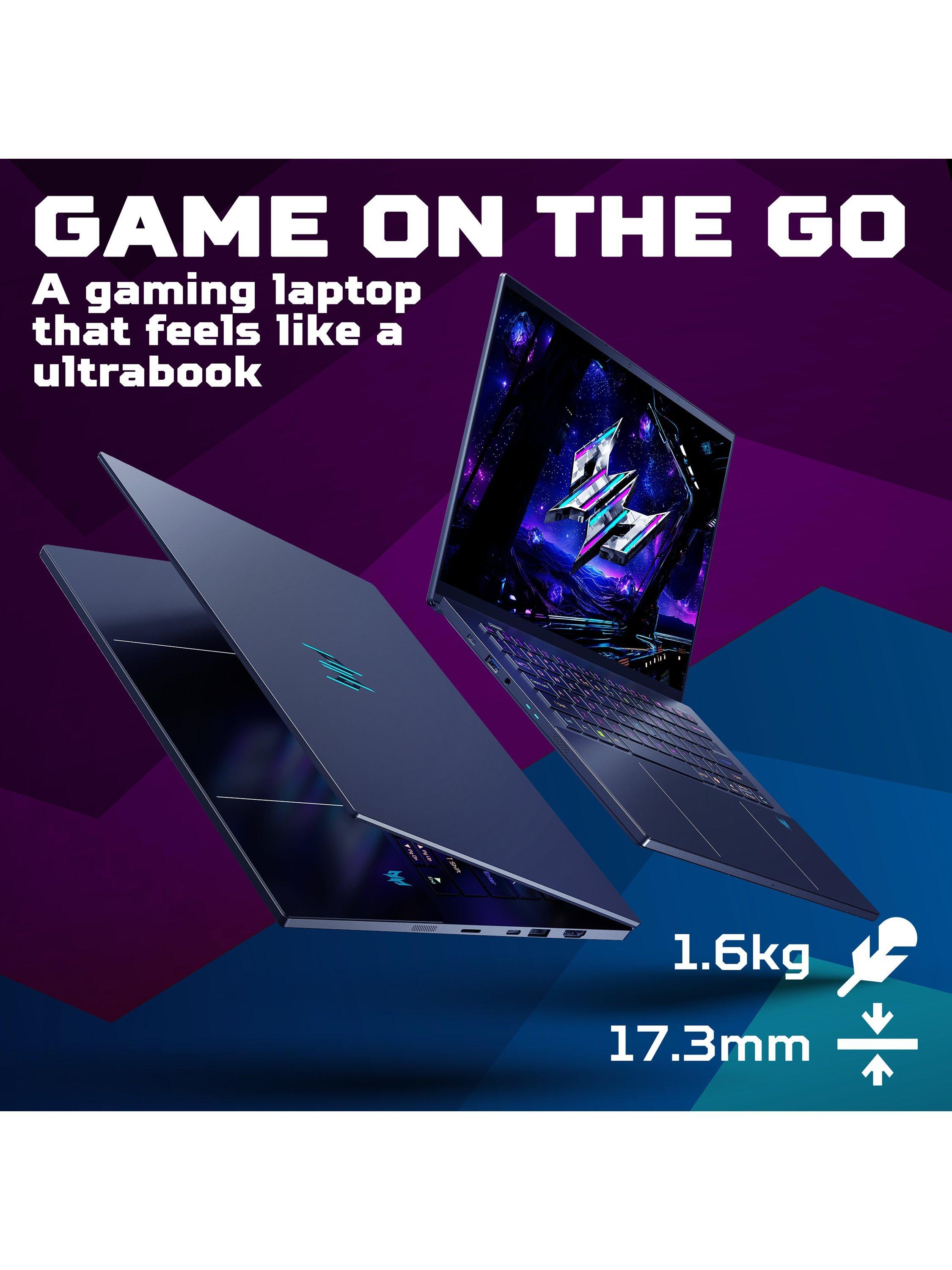 Predator Triton 14 AI Gaming Laptop, Intel Core Ultra 9 Processor, 32GB RAM, 2TB SSD, RTX 5070, 14.5” 2.8K OLED Touchscreen, Black