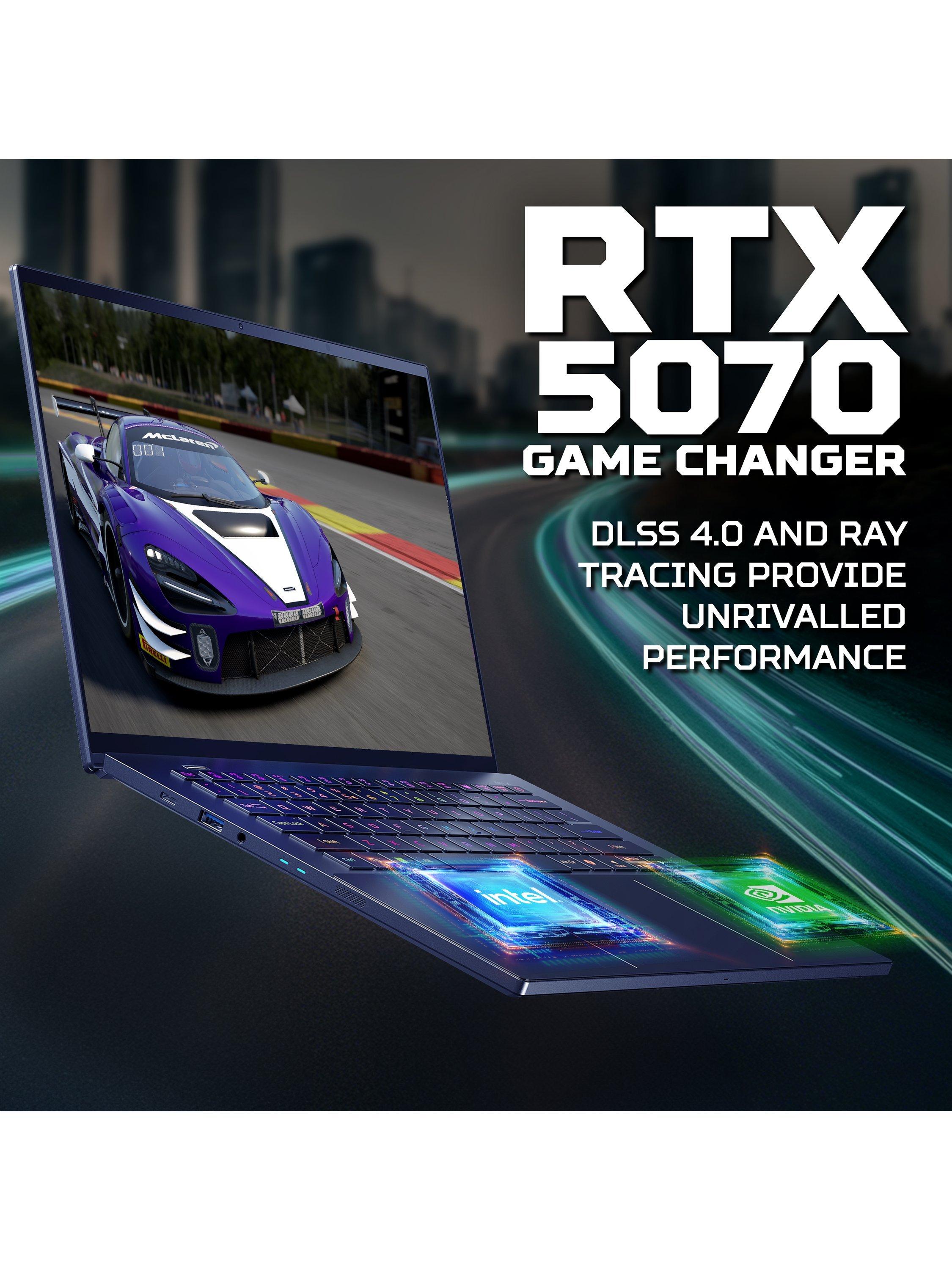 Predator Triton 14 AI Gaming Laptop, Intel Core Ultra 9 Processor, 32GB RAM, 2TB SSD, RTX 5070, 14.5” 2.8K OLED Touchscreen, Black