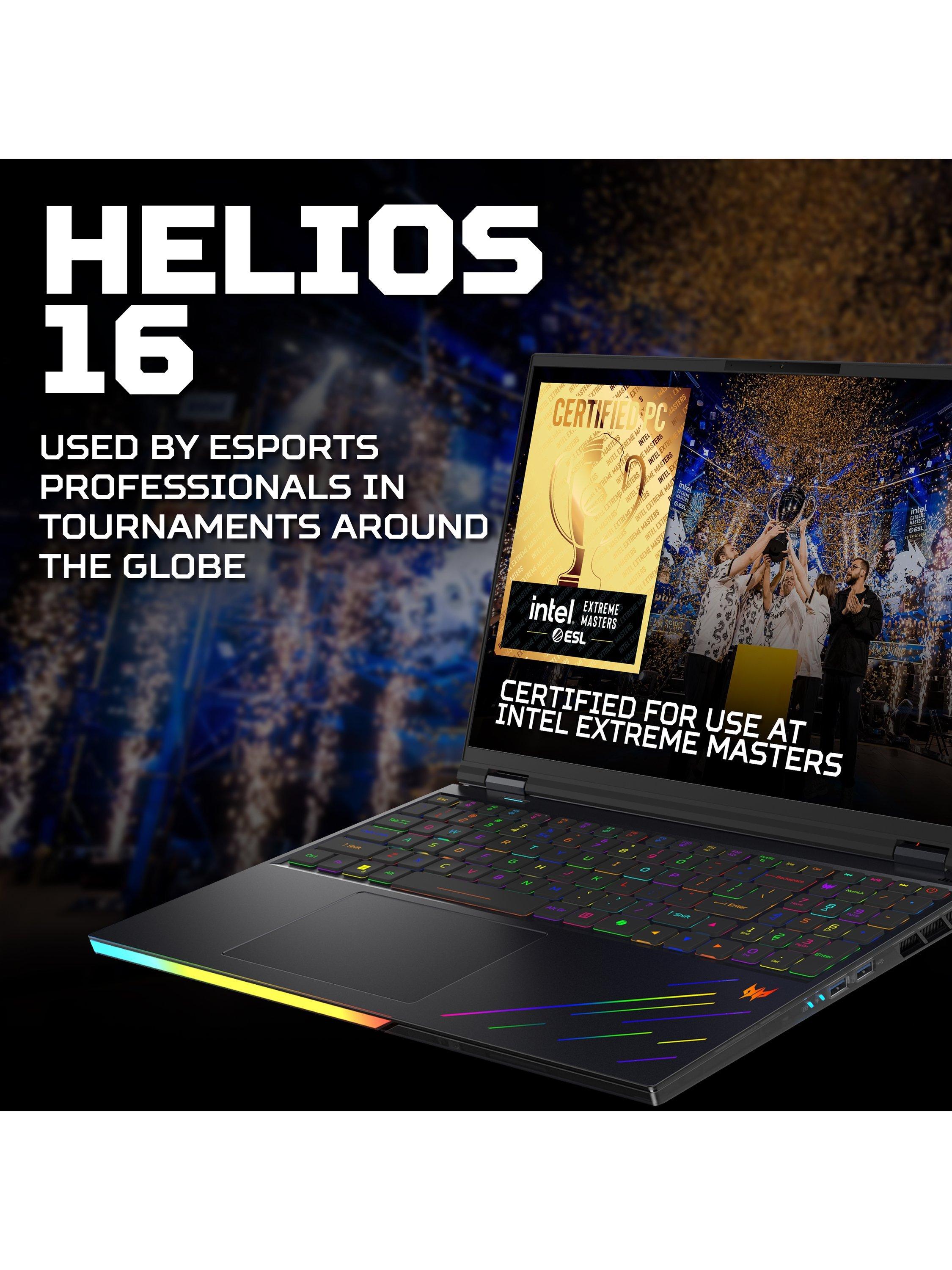 Predator Helios 16 AI Gaming Laptop, Intel Core Ultra 9 Processor, 64GB RAM, 2TB SSD, RTX 5090, 16” WQXGA OLED, Black