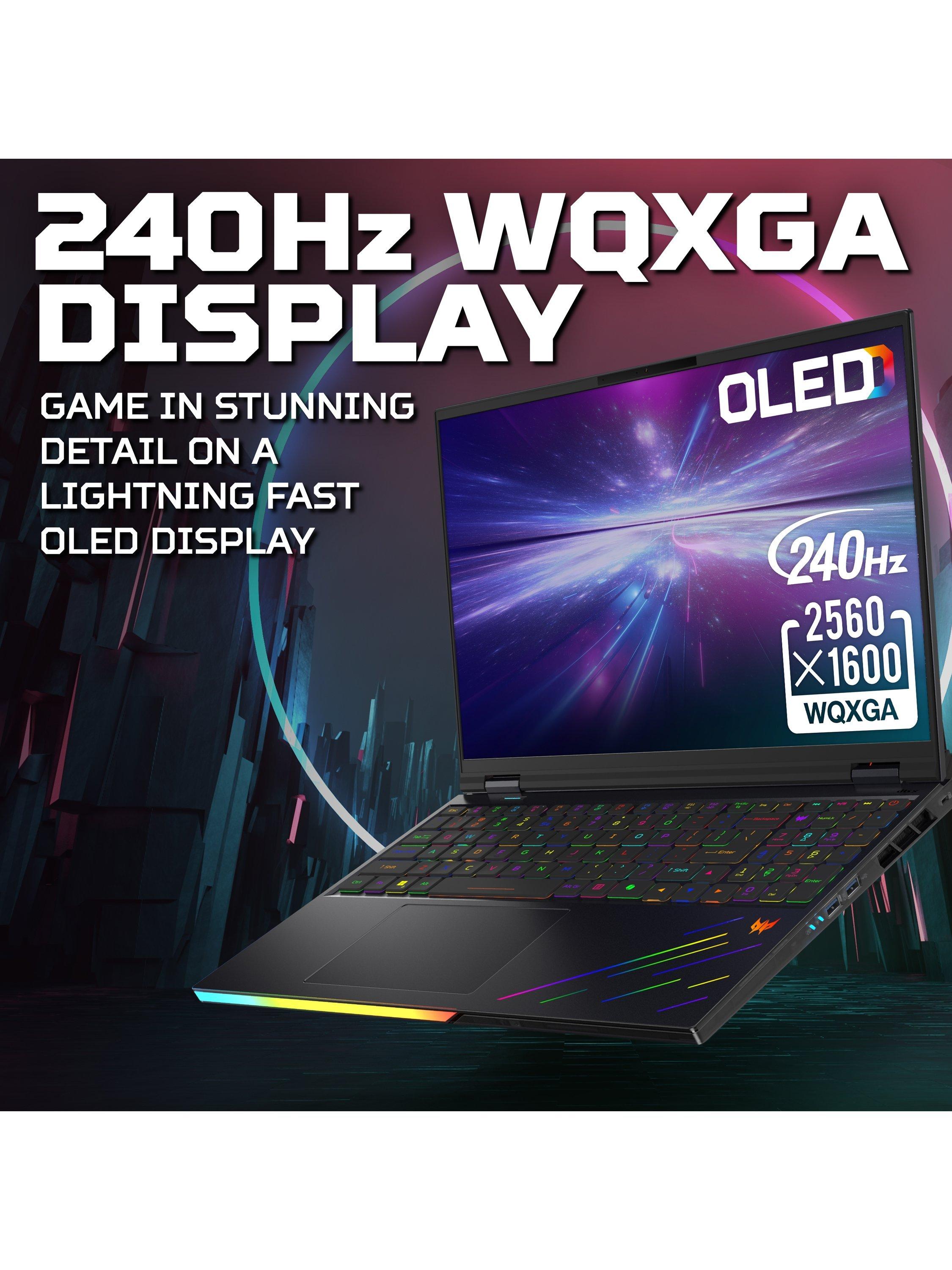 Predator Helios 16 AI Gaming Laptop, Intel Core Ultra 9 Processor, 64GB RAM, 2TB SSD, RTX 5090, 16” WQXGA OLED, Black