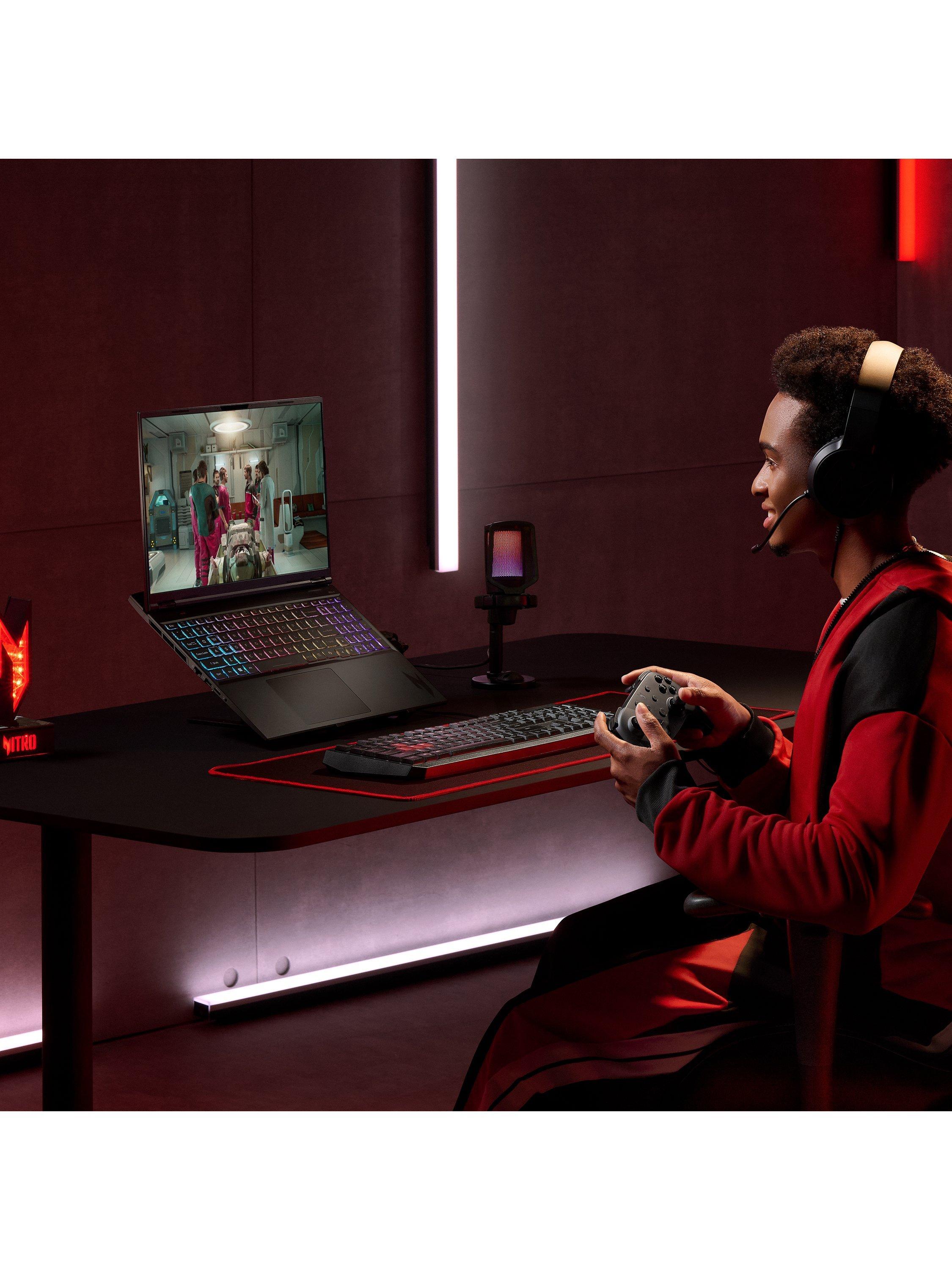 Nitro 16S AI Gaming Laptop, AMD Ryzen AI 7 Processor, 32GB RAM, 1TB SSD, RTX 5070 Ti, 16” WQXGA, Black