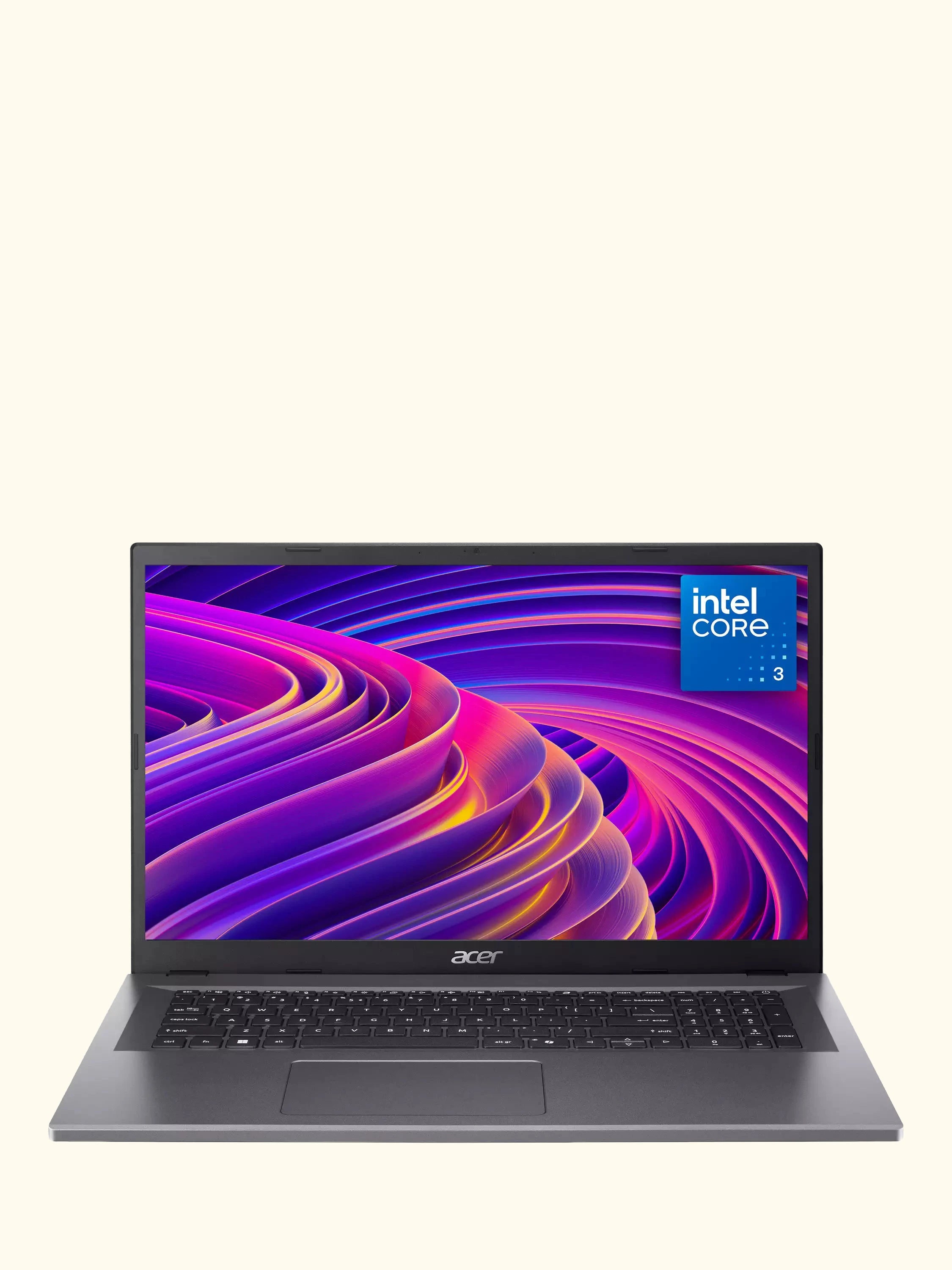 Acer Aspire Go 17 Laptop, Intel Core 3 Processor, 8GB RAM, 128GB SSD, 17.3” Full HD, Iron