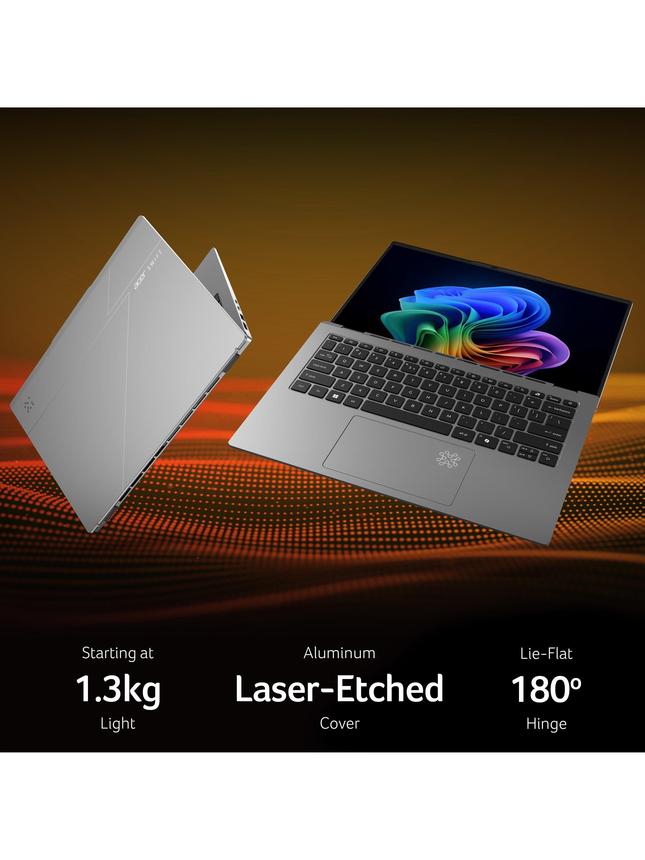 Swift Go 14 AI Copilot+ Laptop, AMD Ryzen AI 7 Processor, 16GB RAM, 1TB SSD, 14” WUXGA OLED, Iron