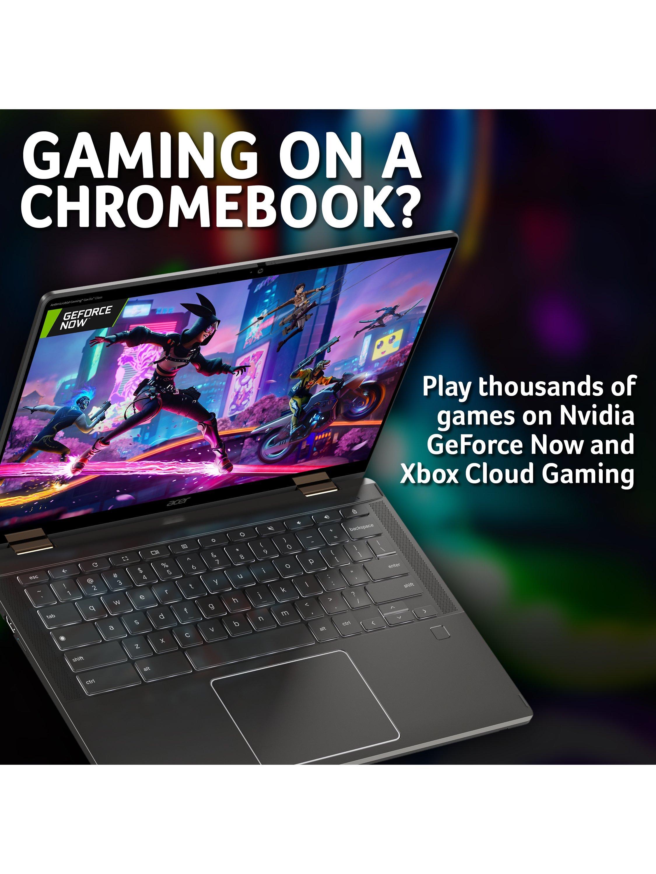 Chromebook Plus Spin 714 Convertible Laptop, Intel Core Ultra 5 Processor, 8GB RAM, 512GB SSD, 14” WUXGA, Iron