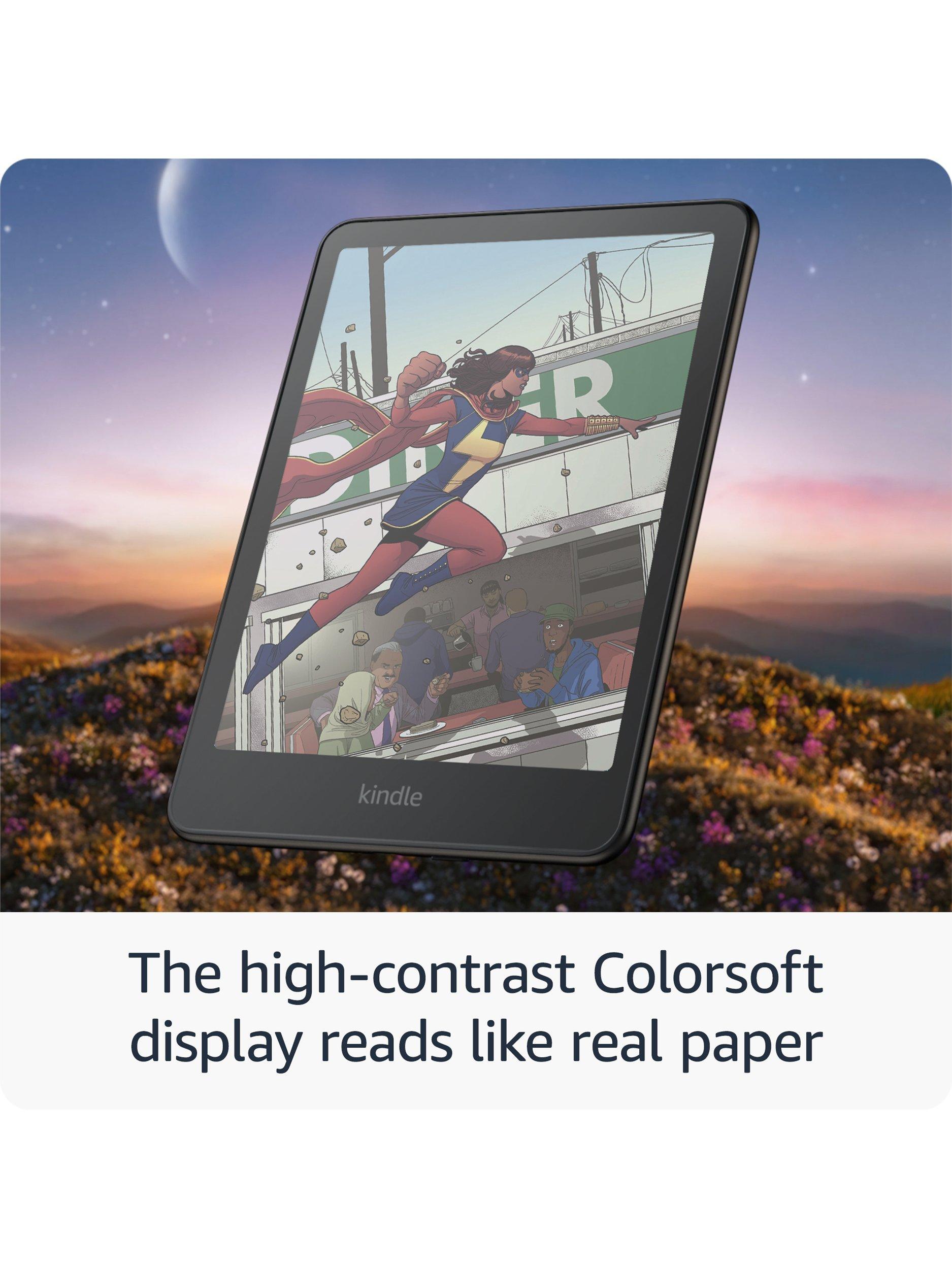 Kindle Colorsoft (2025) eReader, 7” Colour Illuminated Touch Screen, 16GB, Black