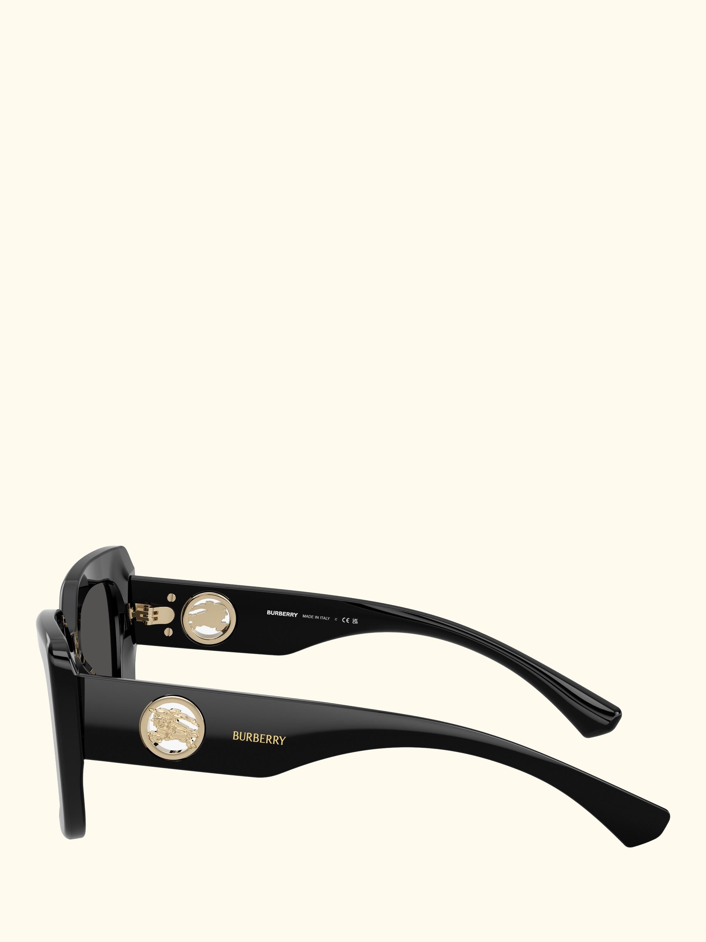 BE4476 Women's Cat's Eye Sunglasses, Black/Grey