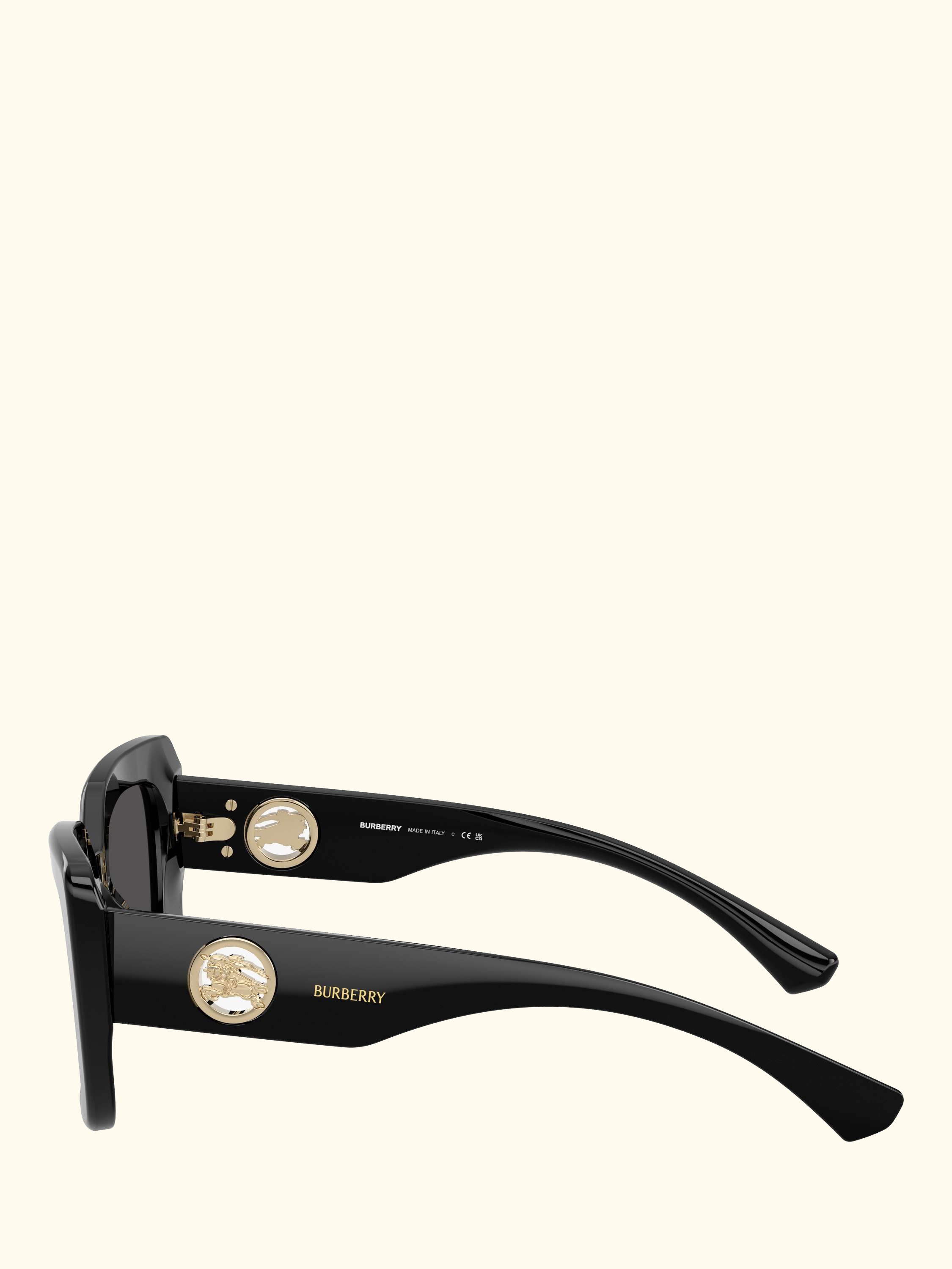 BE4476 Women's Cat's Eye Sunglasses, Black/Grey