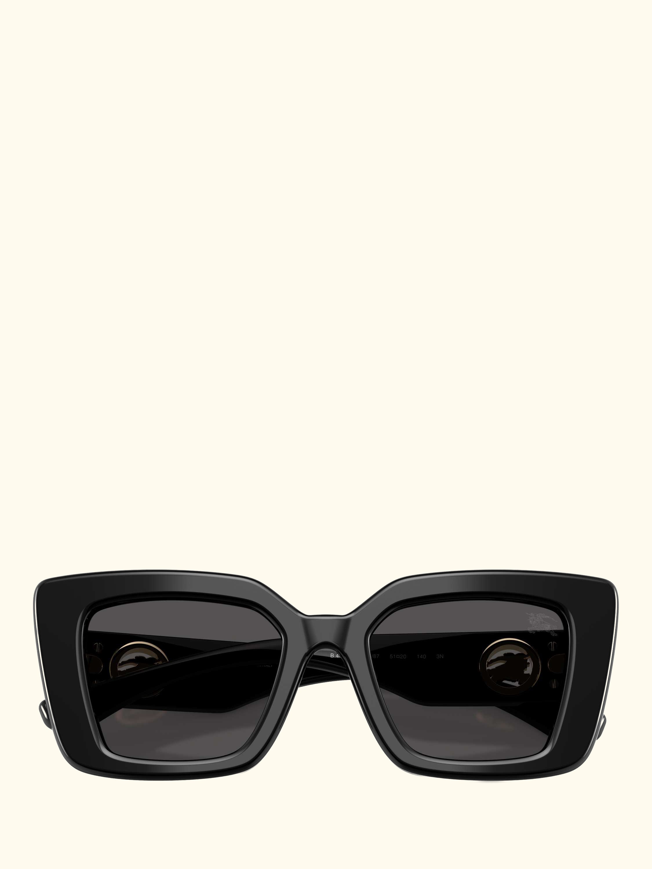 BE4476 Women's Cat's Eye Sunglasses, Black/Grey