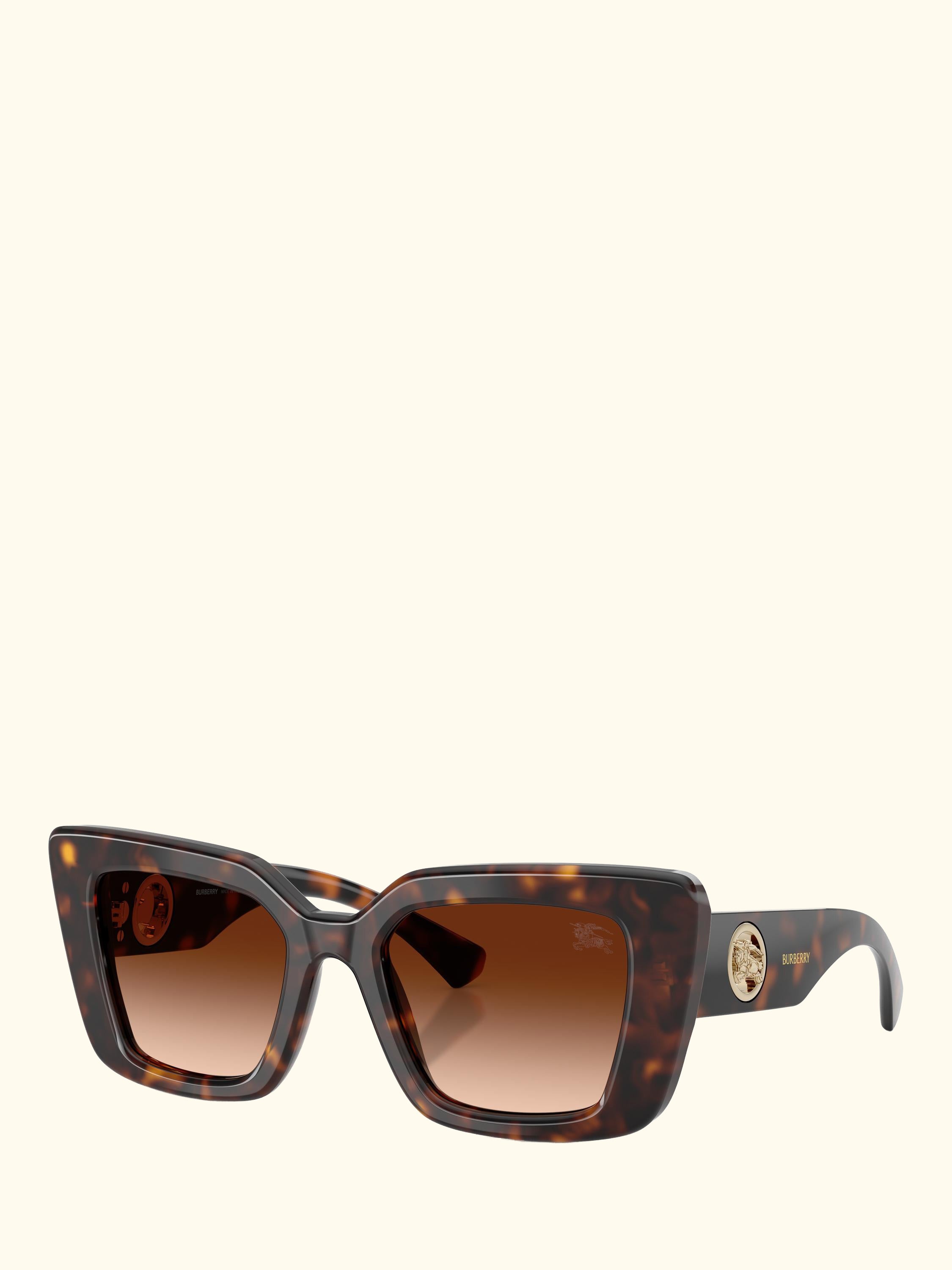 BE4476 Women's Cat's Eye Sunglasses, Dark Havana/Brown Gradient
