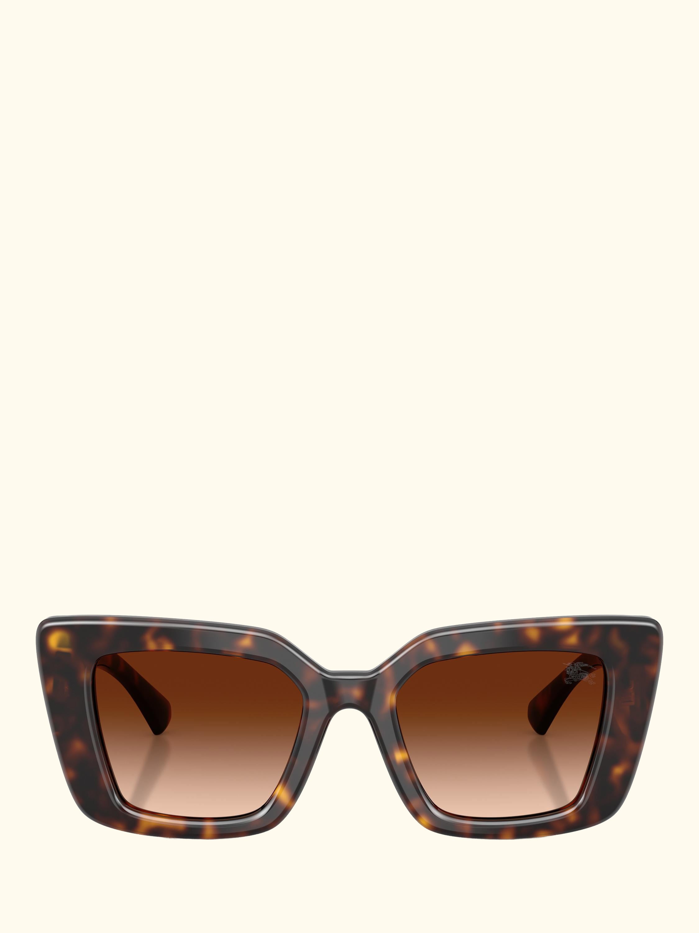 BE4476 Women's Cat's Eye Sunglasses, Dark Havana/Brown Gradient