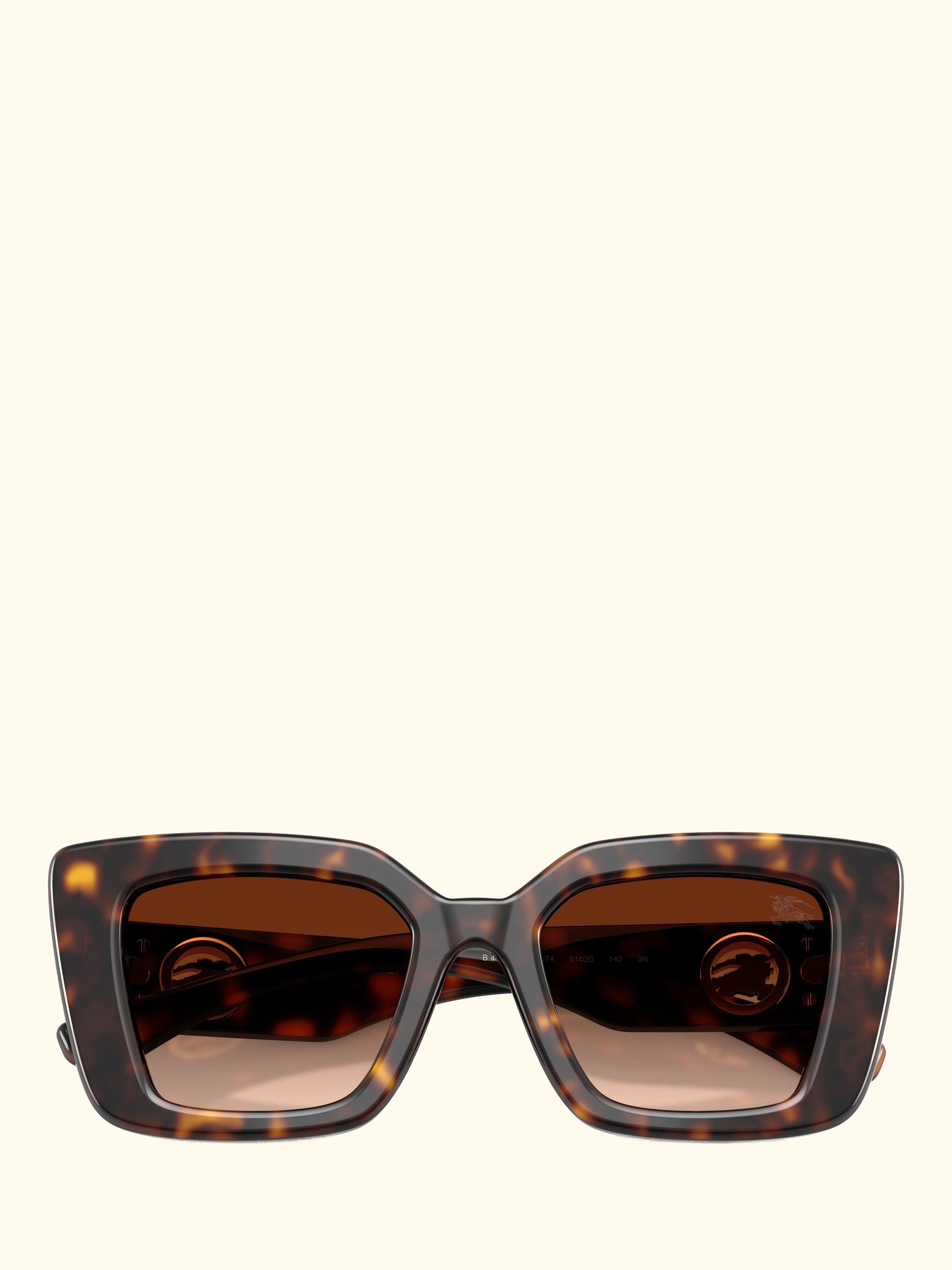 BE4476 Women's Cat's Eye Sunglasses, Dark Havana/Brown Gradient